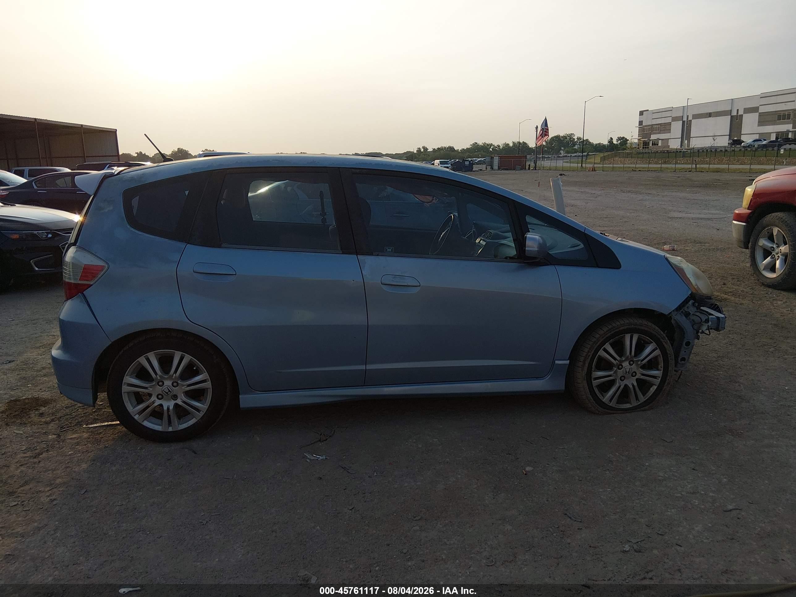 2009 Honda Fit Sport Blue vin: JHMGE88489S017960