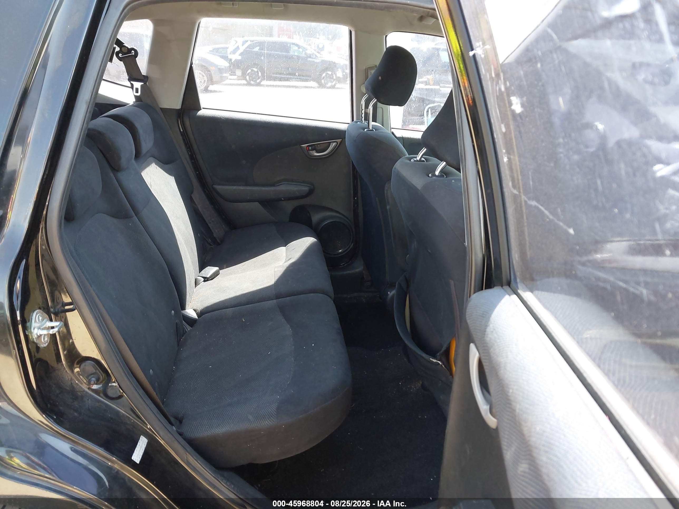 2009 Honda Fit Sport Black vin: JHMGE88489S018767