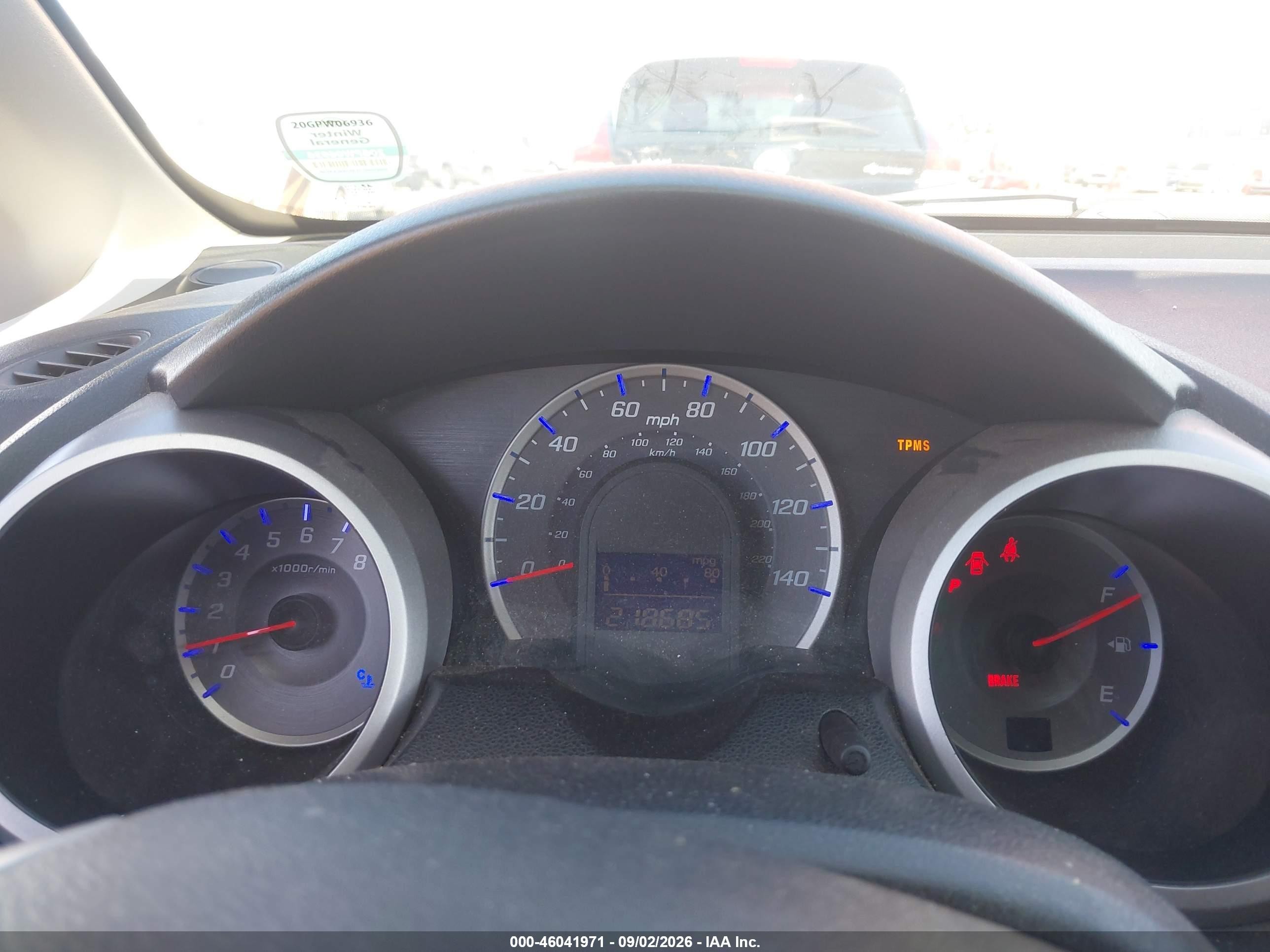 2009 Honda Fit Sport Orange vin: JHMGE88489S019630