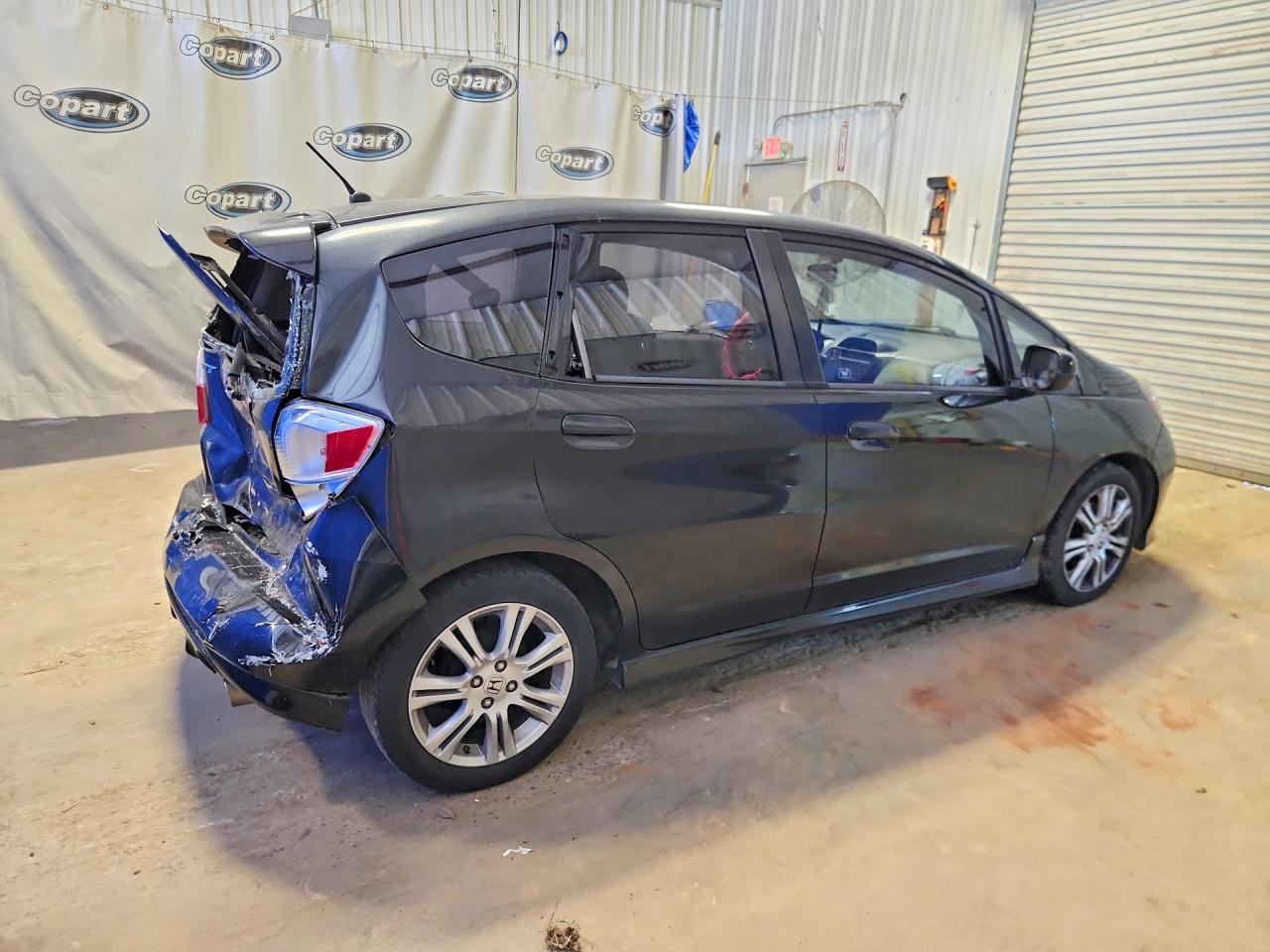 2009 Honda Fit Sport Black vin: JHMGE88489S022964