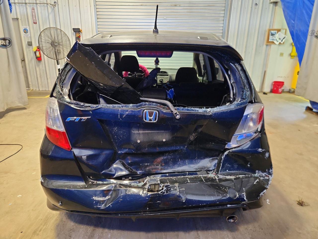 2009 Honda Fit Sport Black vin: JHMGE88489S022964