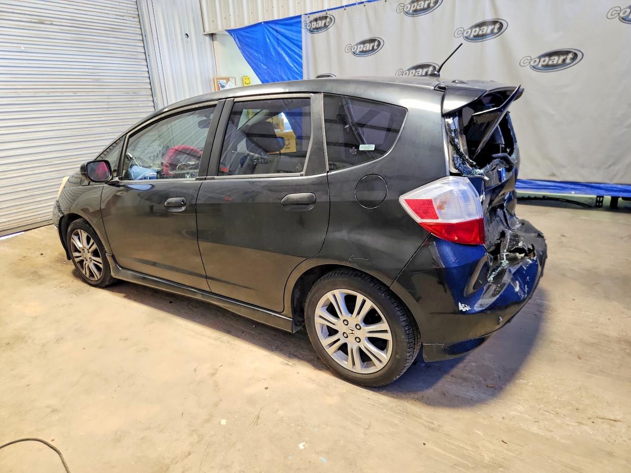 2009 Honda Fit Sport Black vin: JHMGE88489S022964