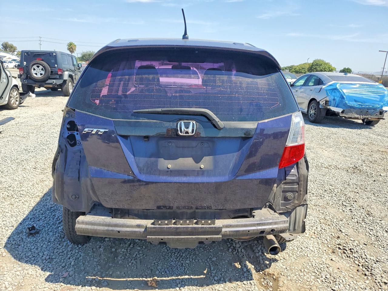 2009 Honda Fit Sport Blue vin: JHMGE88489S046441