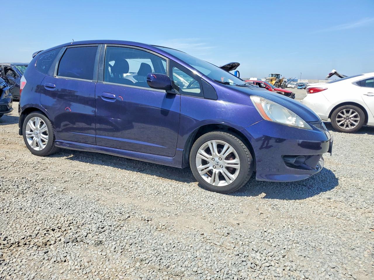 2009 Honda Fit Sport Blue vin: JHMGE88489S046441