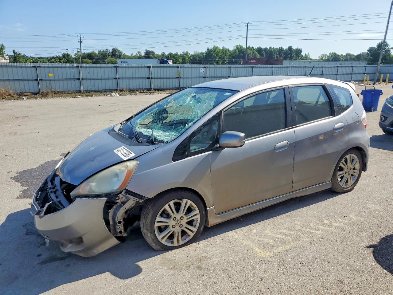 2009 Honda Fit Sport Silver vin: JHMGE88489S054930