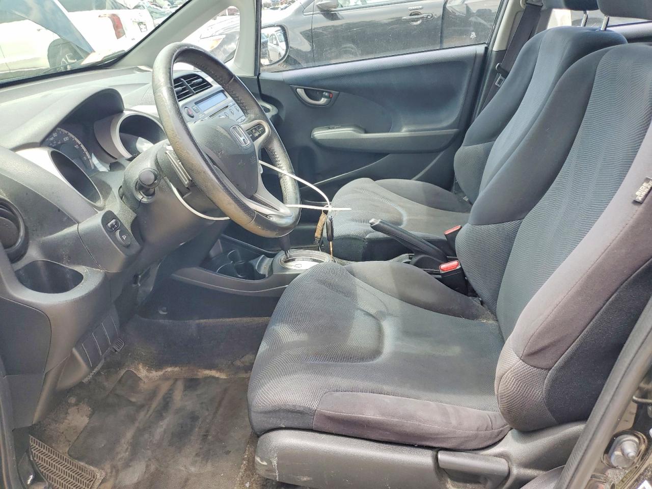 2009 Honda Fit Sport Black vin: JHMGE88489S057293