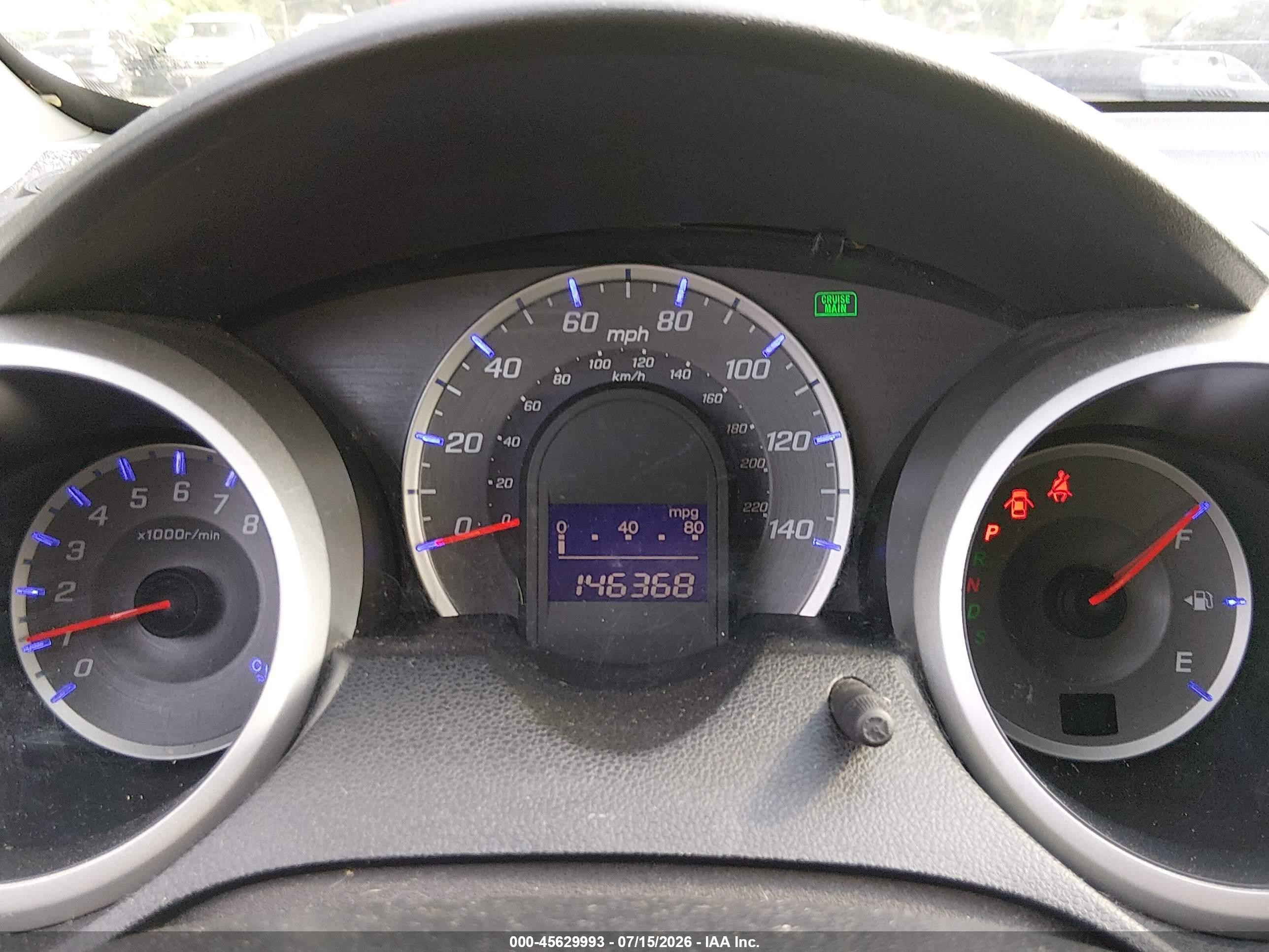 2009 Honda Fit Sport Blue vin: JHMGE88489S064227