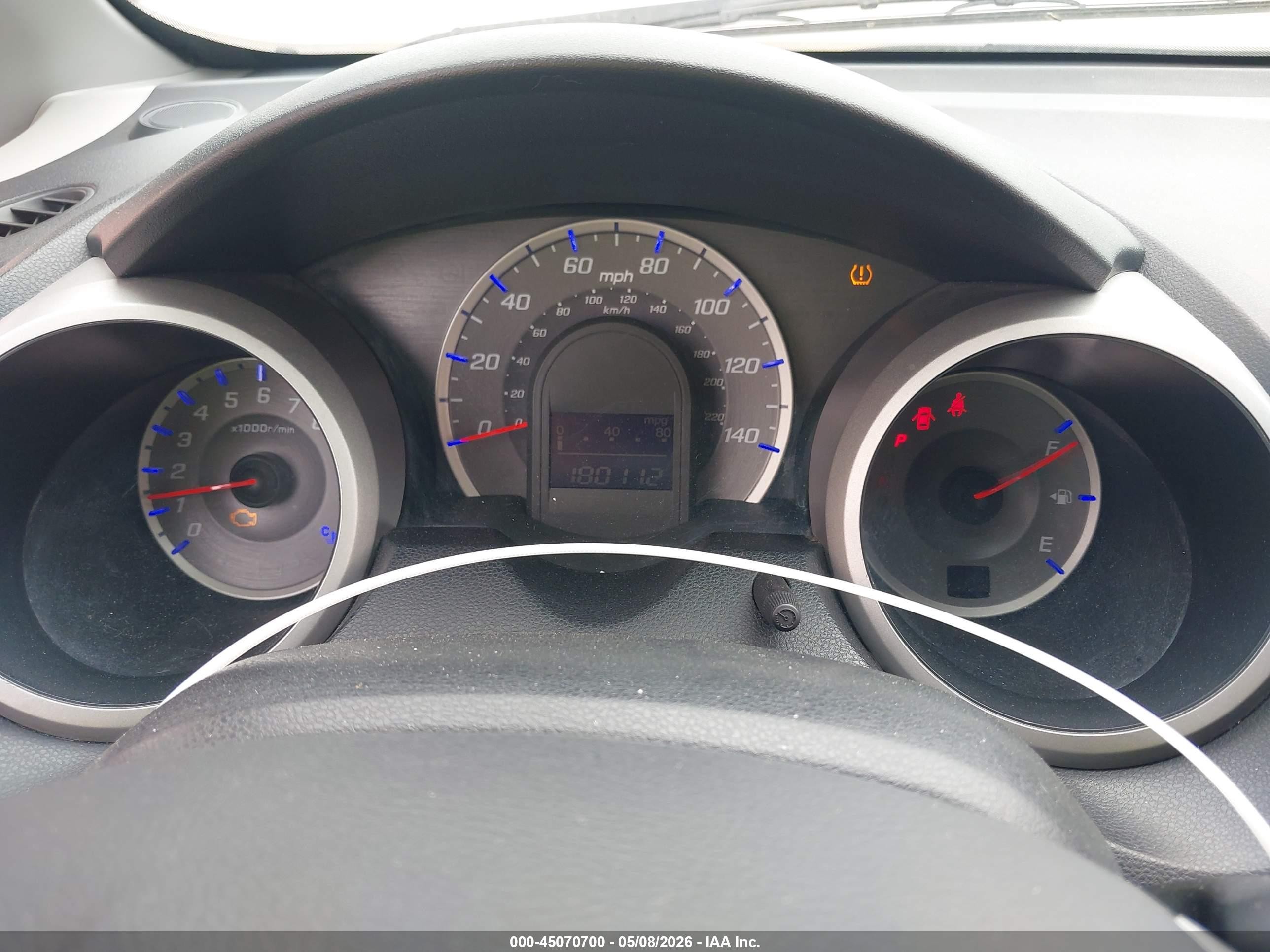 2009 Honda Fit Sport Оранжевый vin: JHMGE88489S069332
