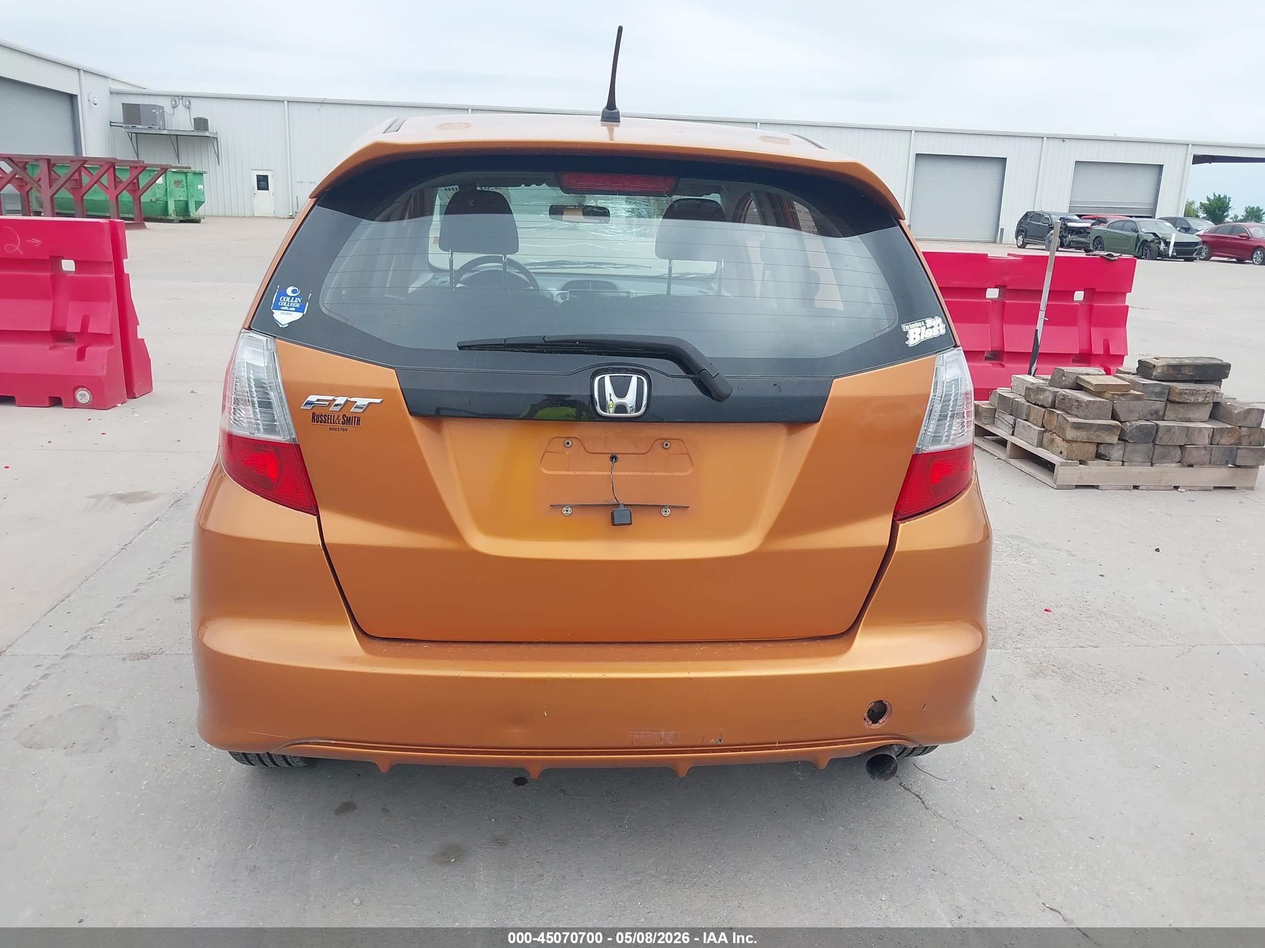 2009 Honda Fit Sport Оранжевый vin: JHMGE88489S069332