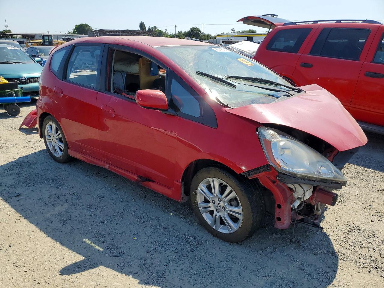 2009 Honda Fit Sport Red vin: JHMGE88499C000868