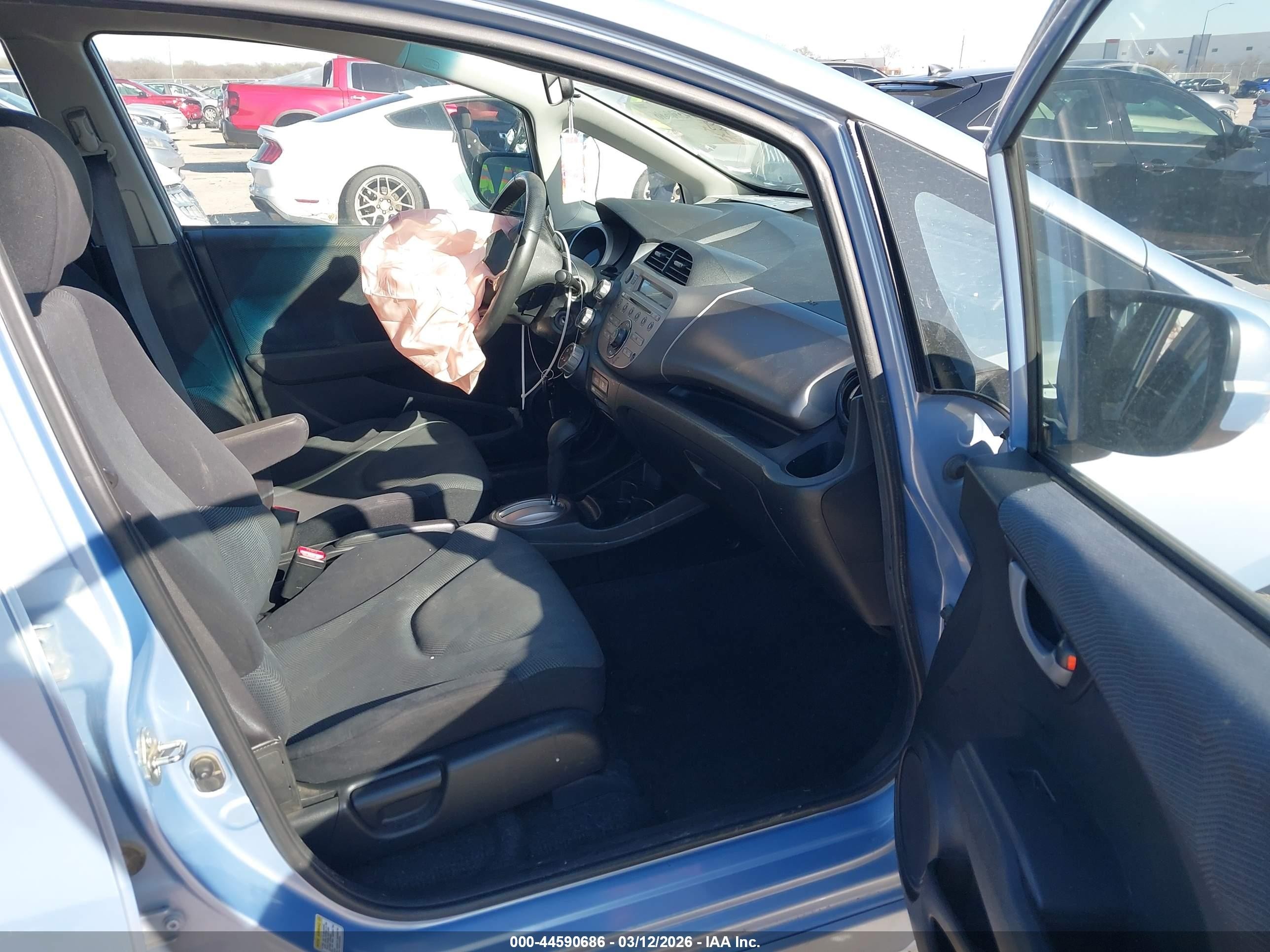 2009 Honda Fit Sport Blue vin: JHMGE88499C001017