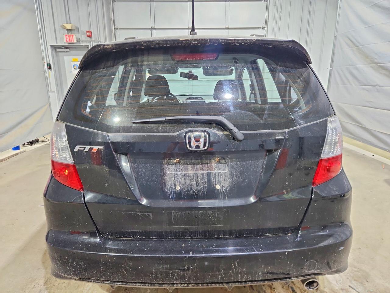2009 Honda Fit Sport Black vin: JHMGE88499S019216