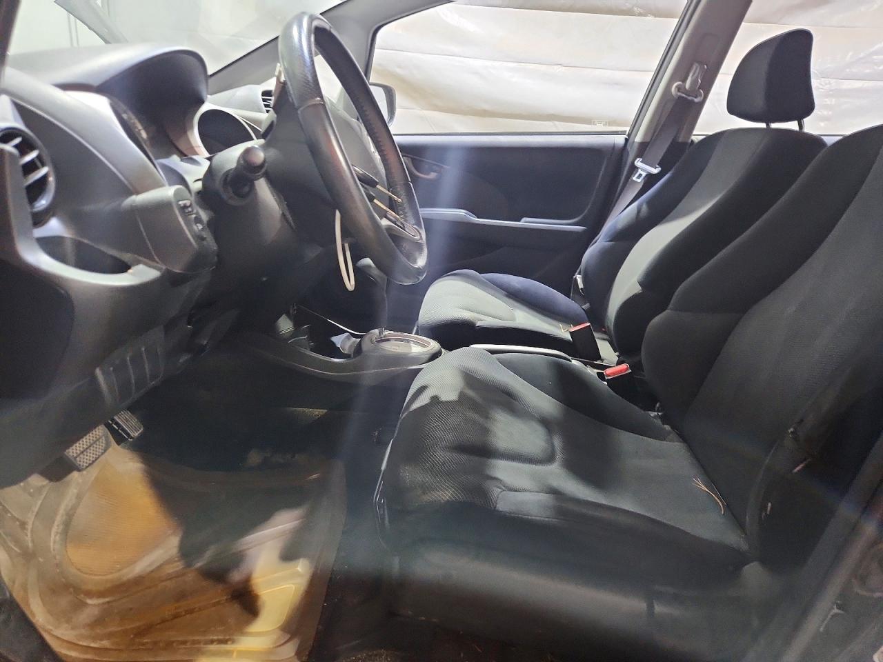 2009 Honda Fit Sport Black vin: JHMGE88499S019216