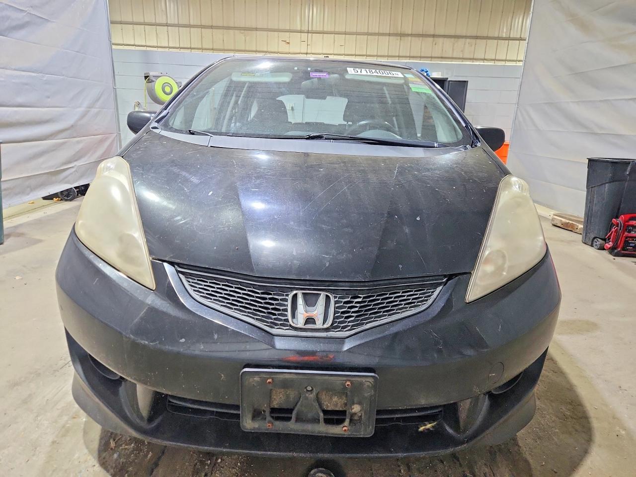 2009 Honda Fit Sport Black vin: JHMGE88499S019216