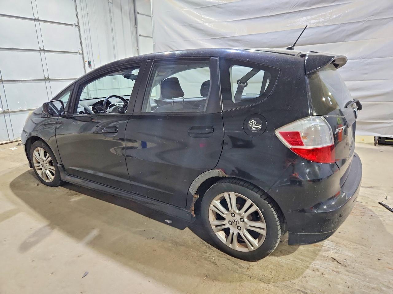 2009 Honda Fit Sport Black vin: JHMGE88499S019216