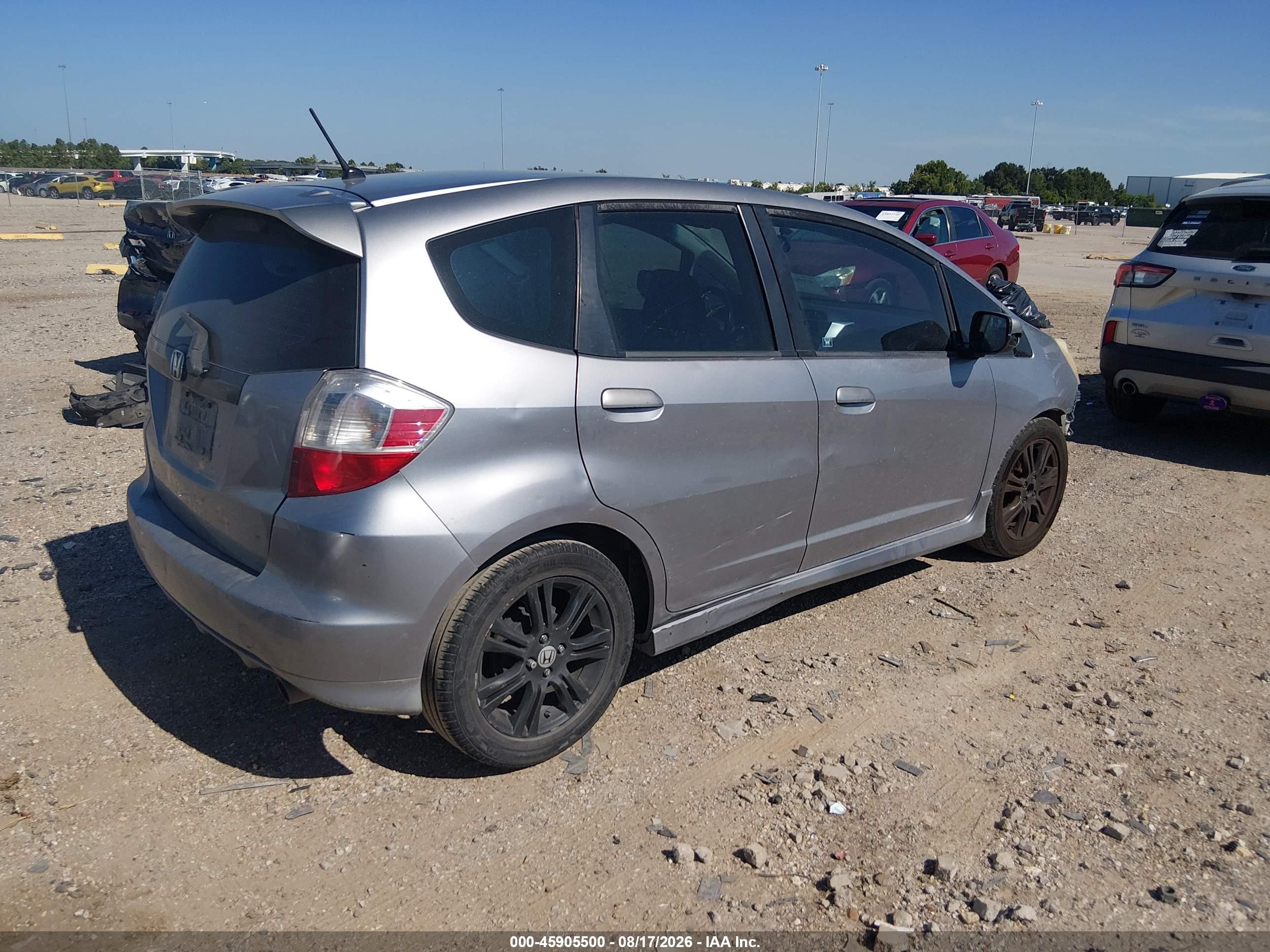 2009 Honda Fit Sport Silver vin: JHMGE88499S032368