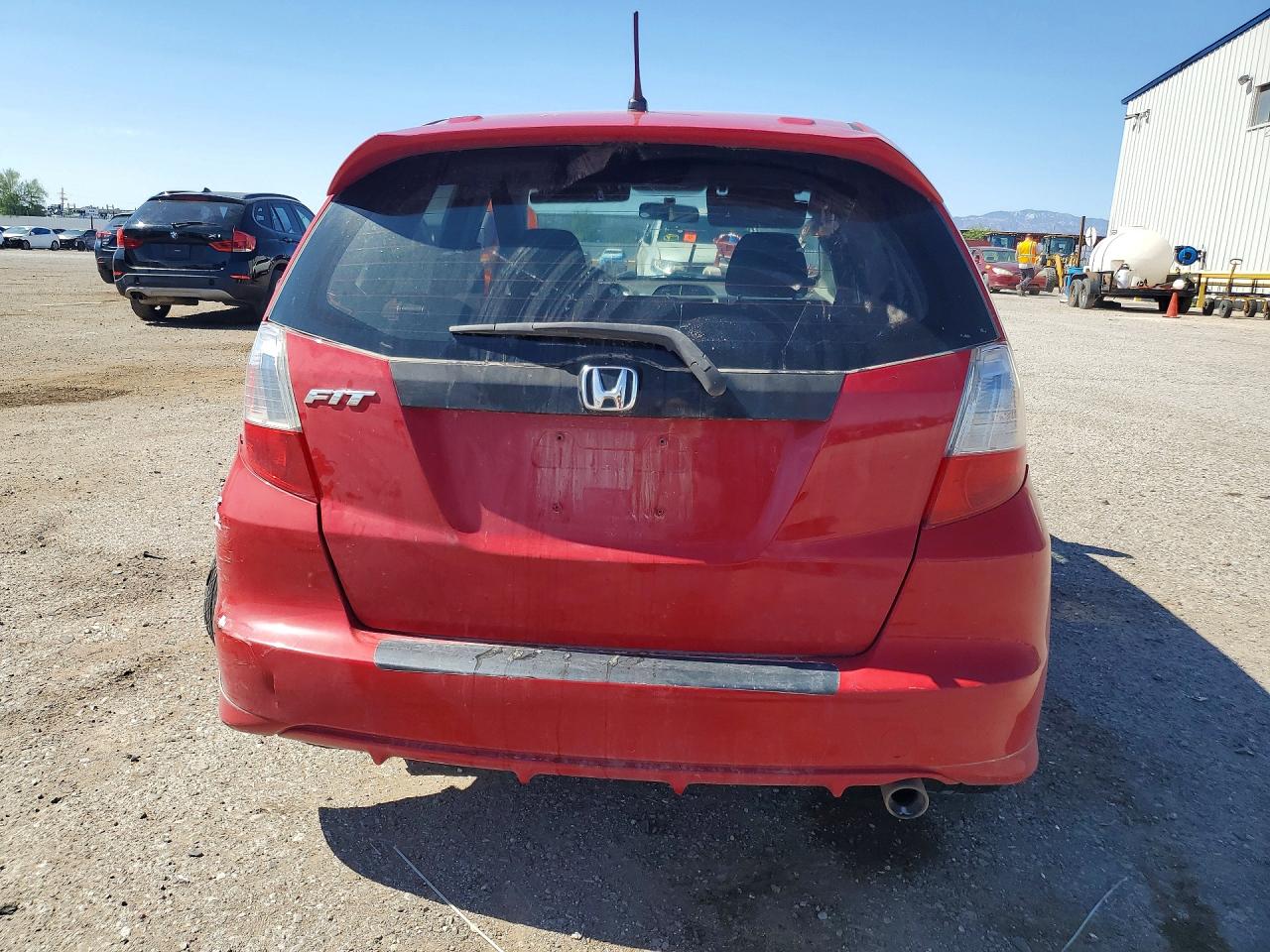 2009 Honda Fit Sport Red vin: JHMGE88499S038882