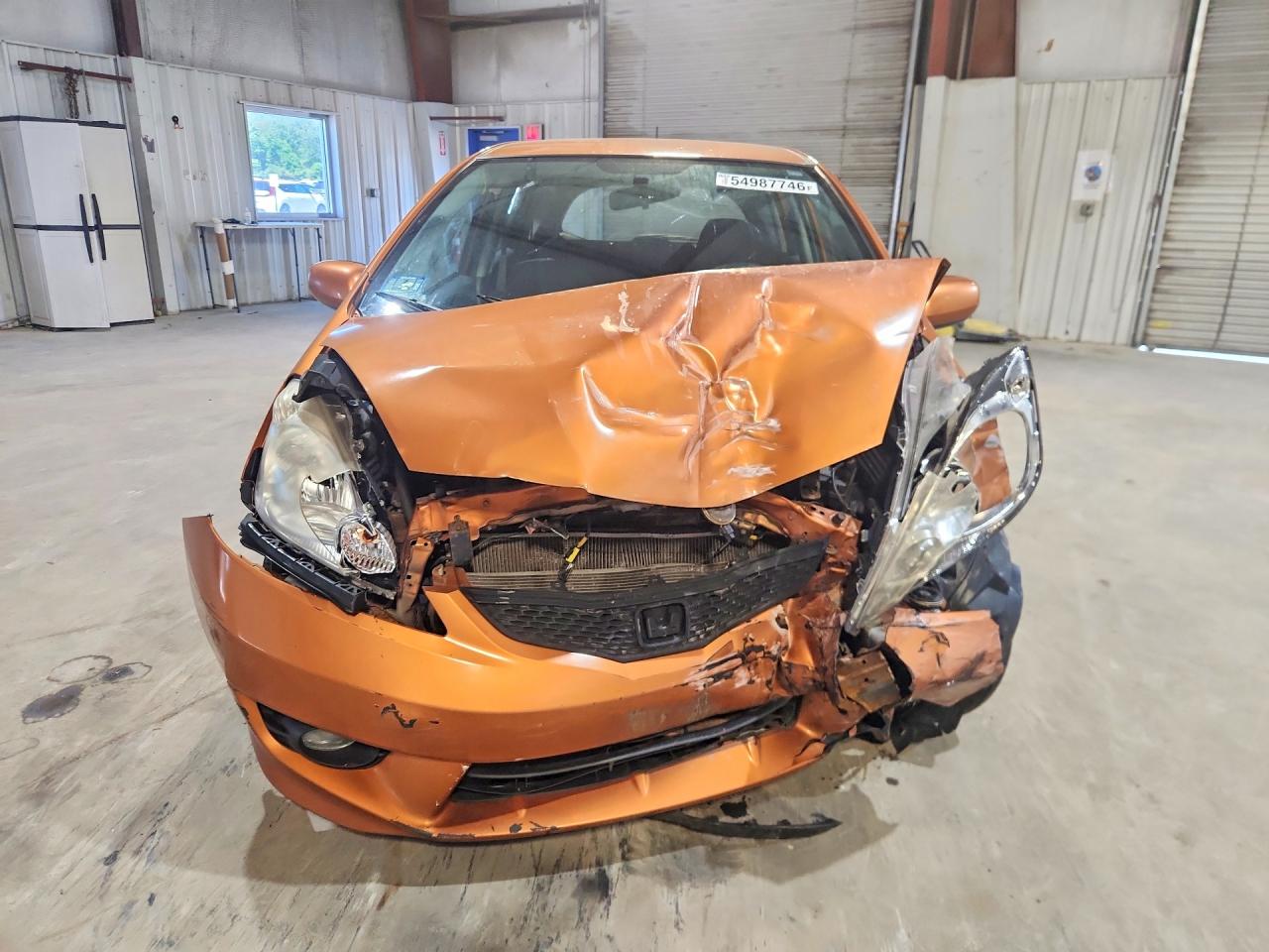 2009 Honda Fit Sport Orange vin: JHMGE88499S048490