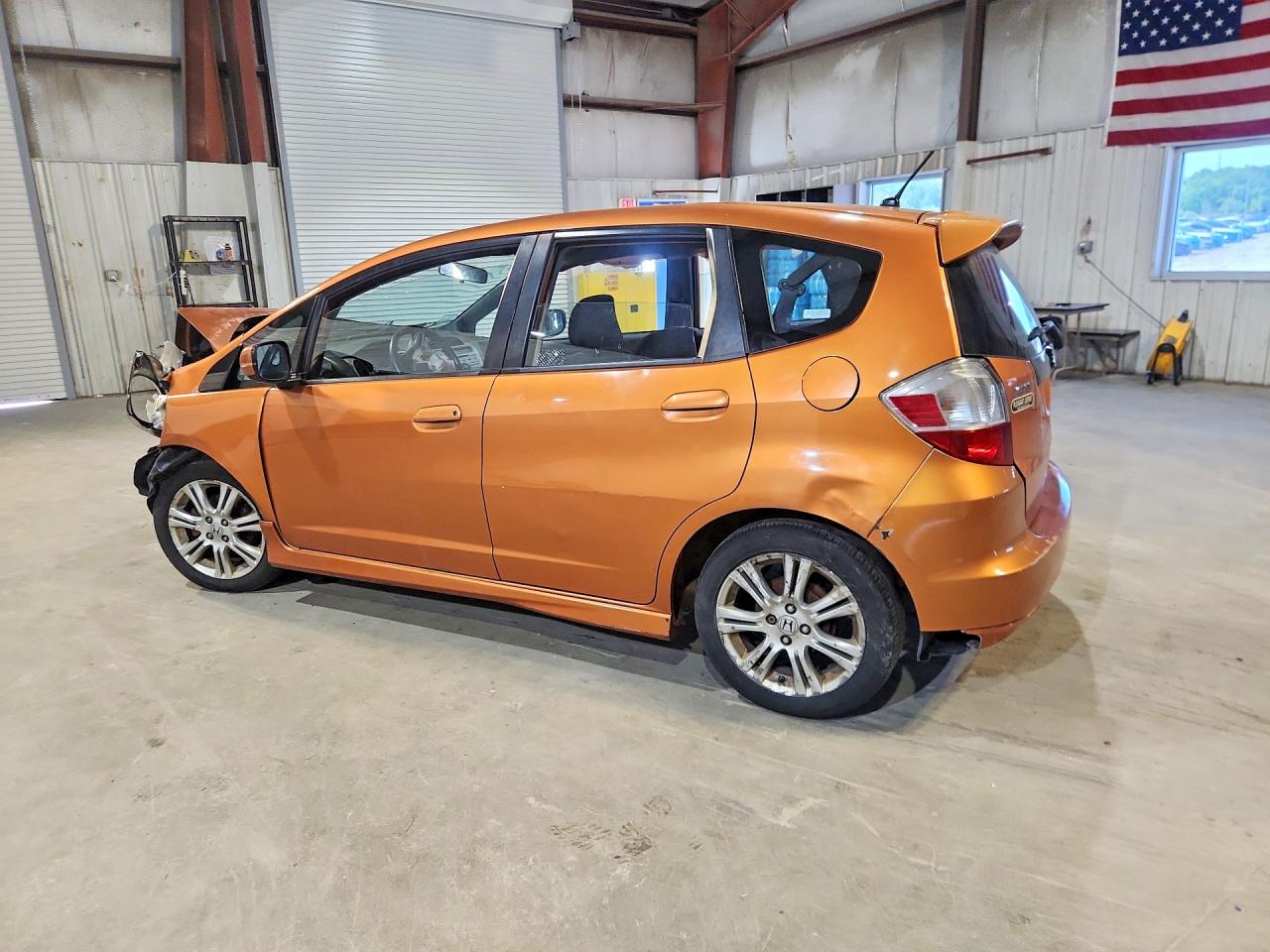 2009 Honda Fit Sport Orange vin: JHMGE88499S048490
