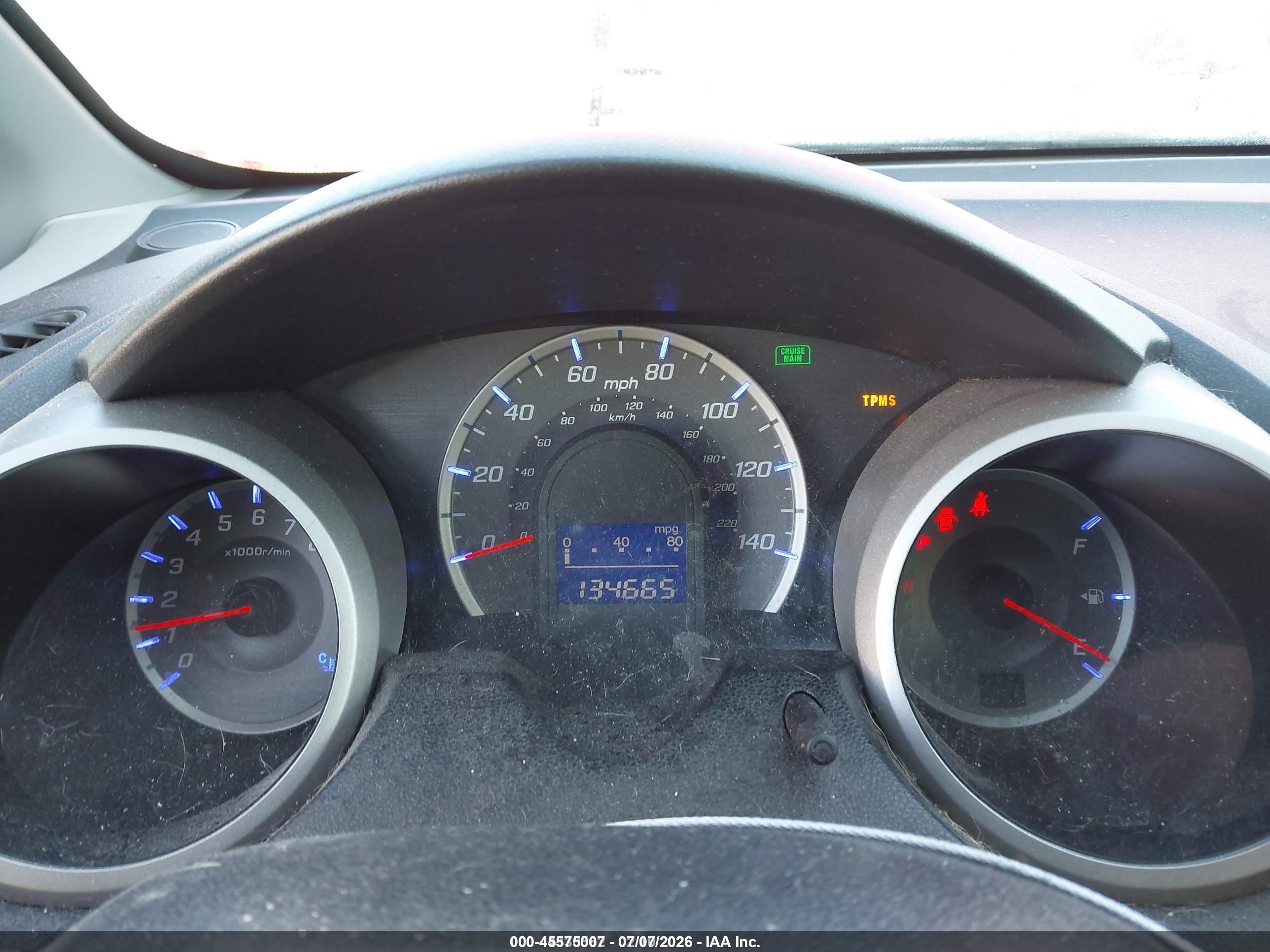 2009 Honda Fit Sport Red vin: JHMGE88499S069176