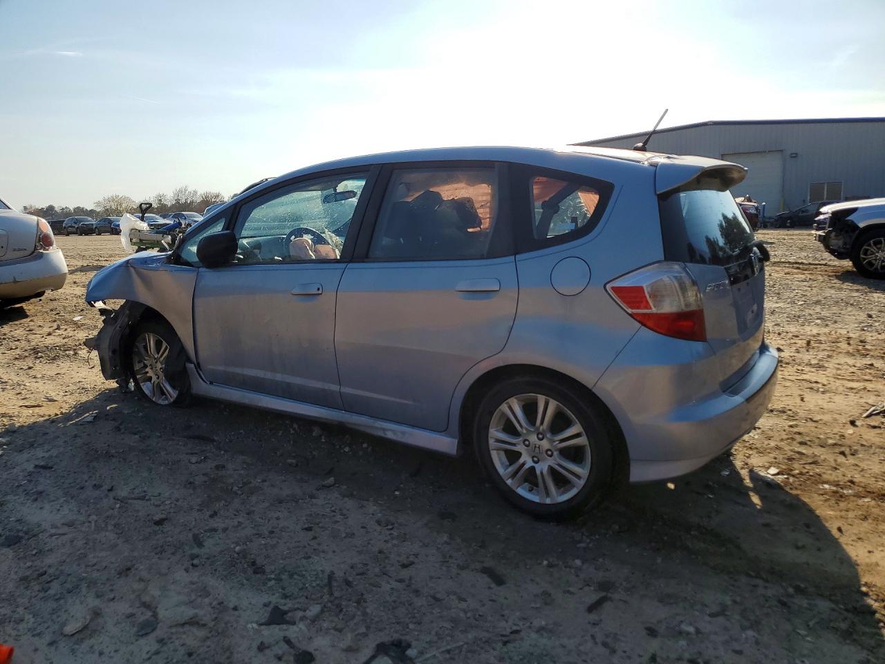 2009 Honda Fit Sport Blue vin: JHMGE884X9C002421