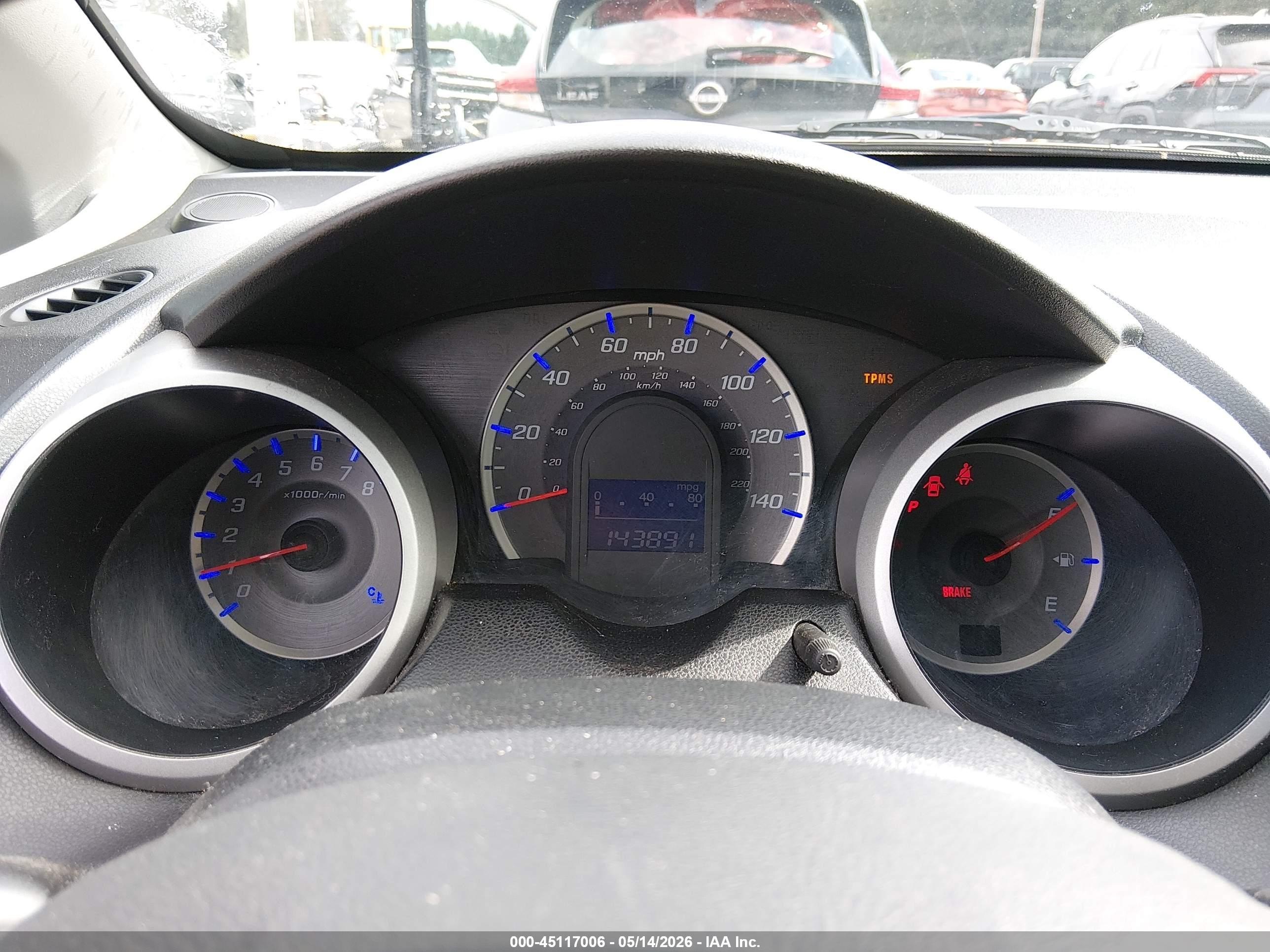 2009 Honda Fit Sport Blue vin: JHMGE884X9C006971