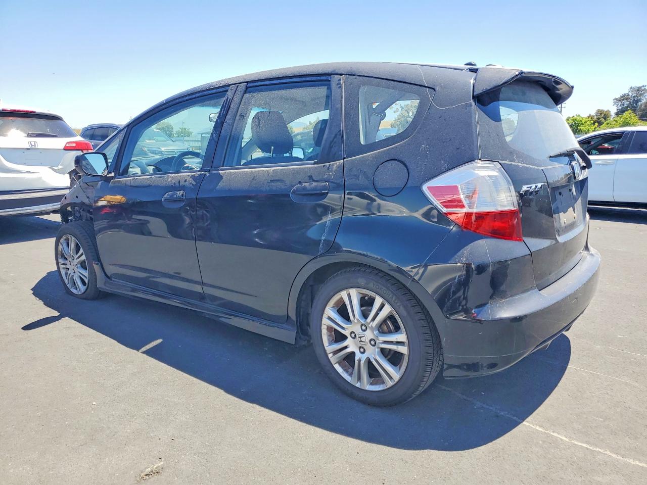 2009 Honda Fit Sport Black vin: JHMGE884X9S009035