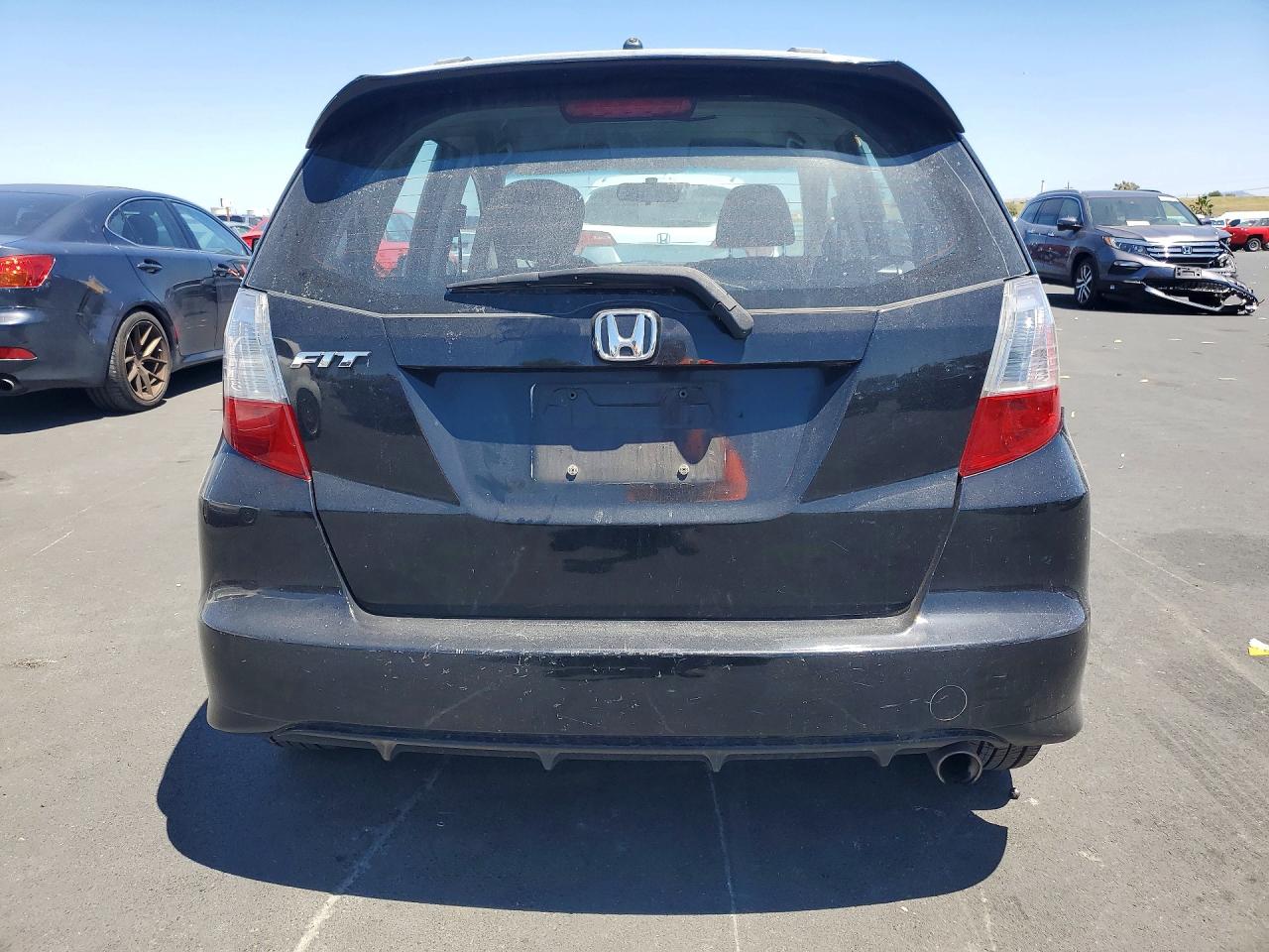 2009 Honda Fit Sport Black vin: JHMGE884X9S009035