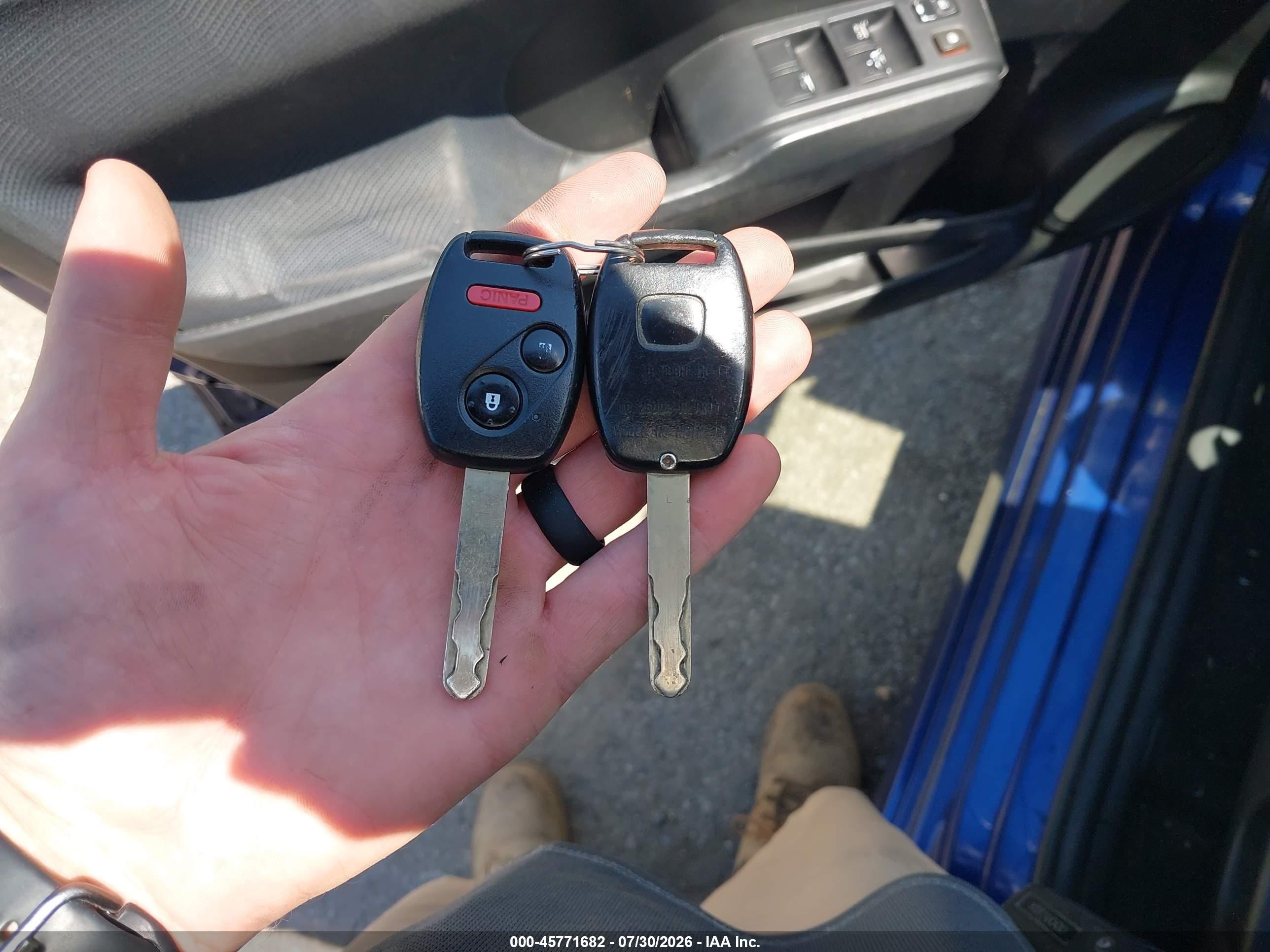 2009 Honda Fit Sport Blue vin: JHMGE884X9S021282