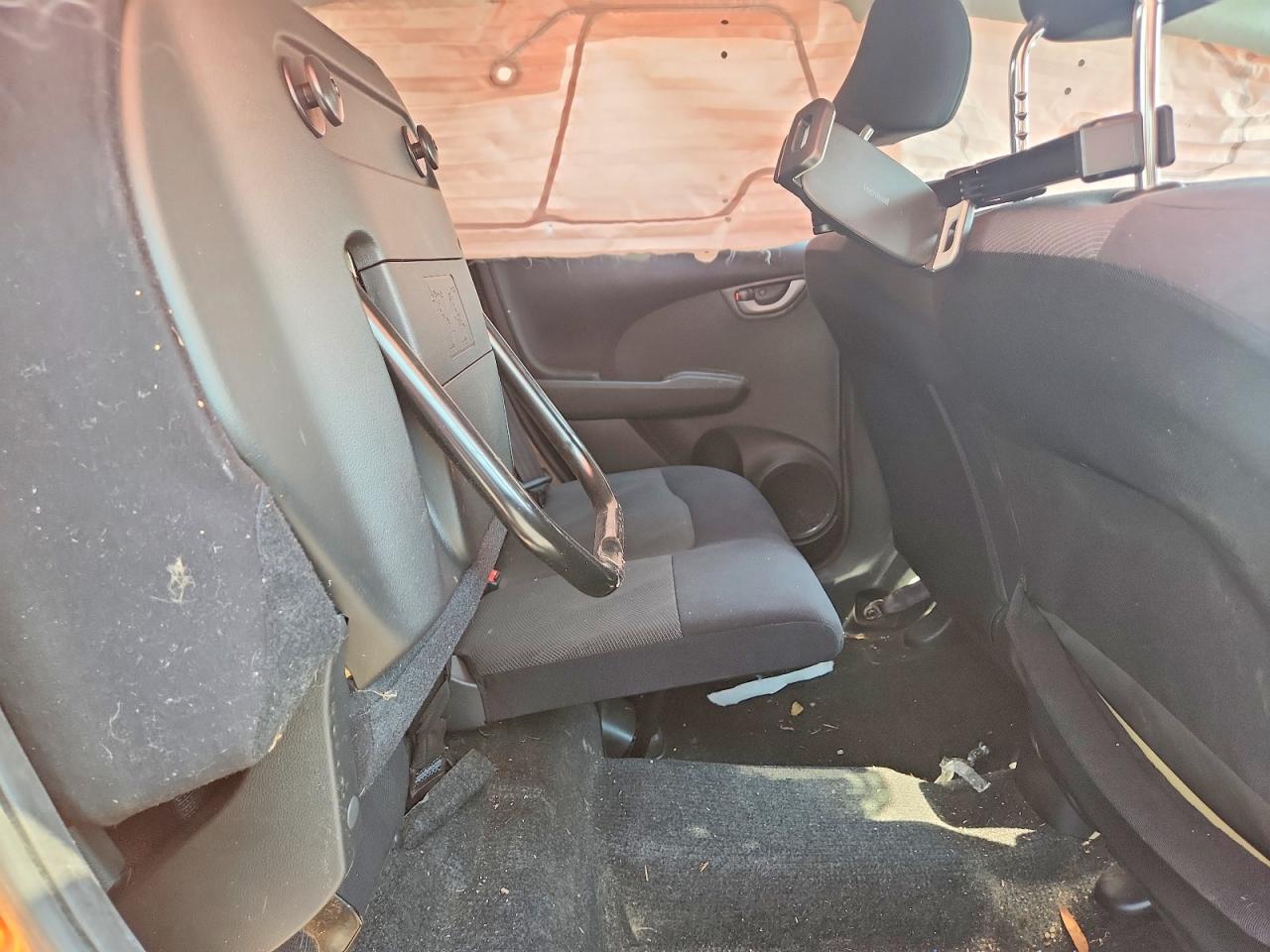 2009 Honda Fit Sport Orange vin: JHMGE884X9S033576