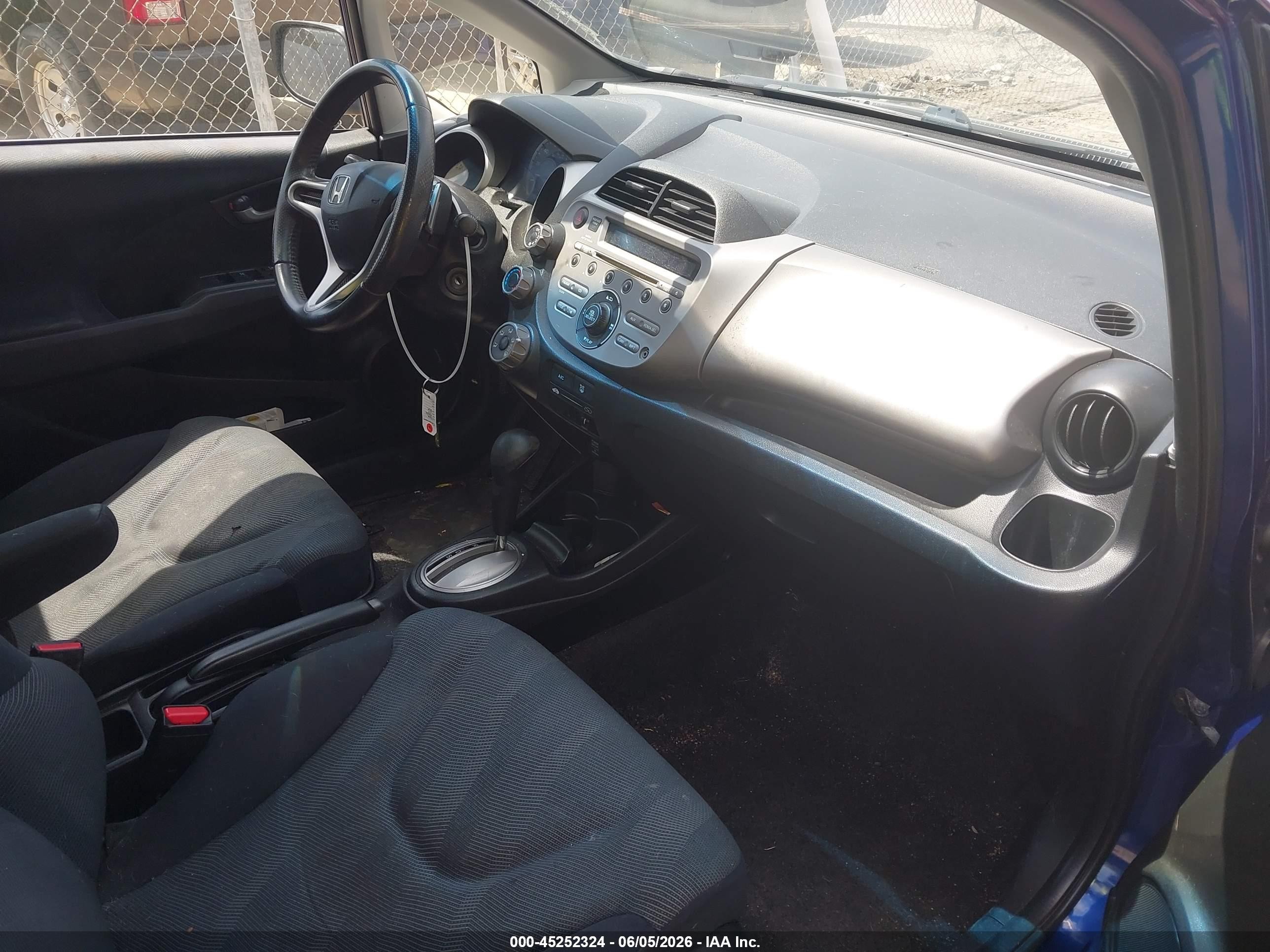 2009 Honda Fit Sport Blue vin: JHMGE884X9S044710