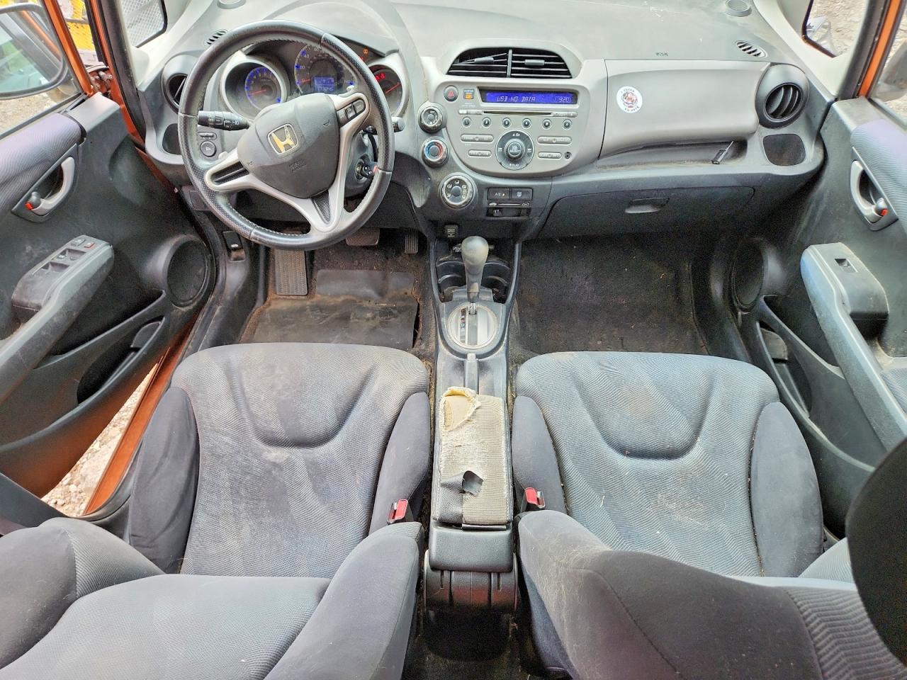 2009 Honda Fit Sport Orange vin: JHMGE884X9S046859