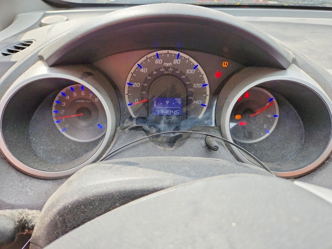 2009 Honda Fit Sport Orange vin: JHMGE884X9S046859