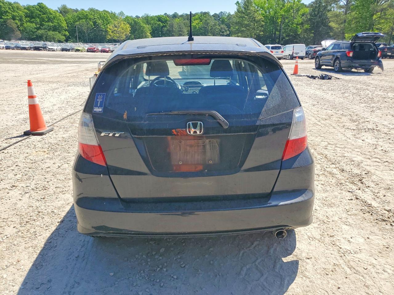 2009 Honda Fit Black vin: JHMGE884X9S055268