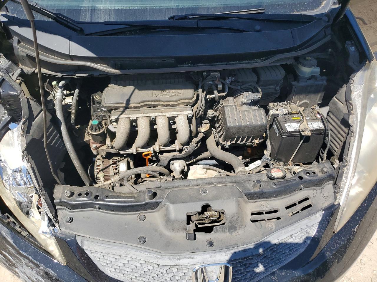 2009 Honda Fit Black vin: JHMGE884X9S055268
