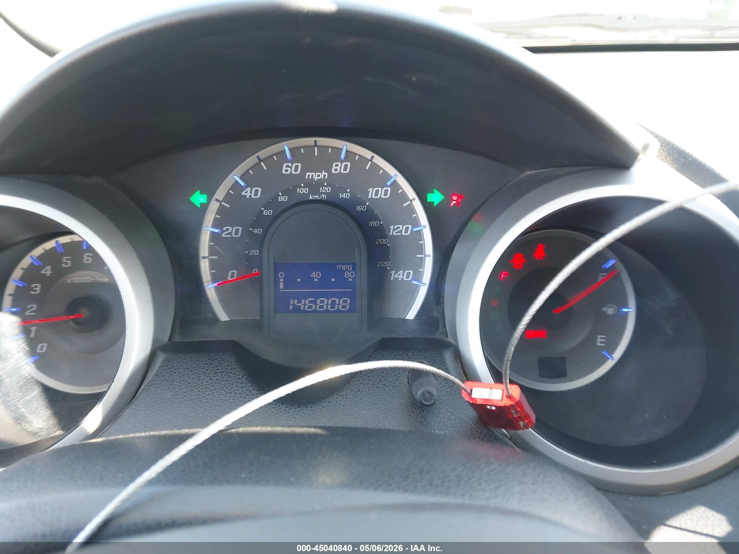 2009 Honda Fit Sport Blue vin: JHMGE884X9S056307
