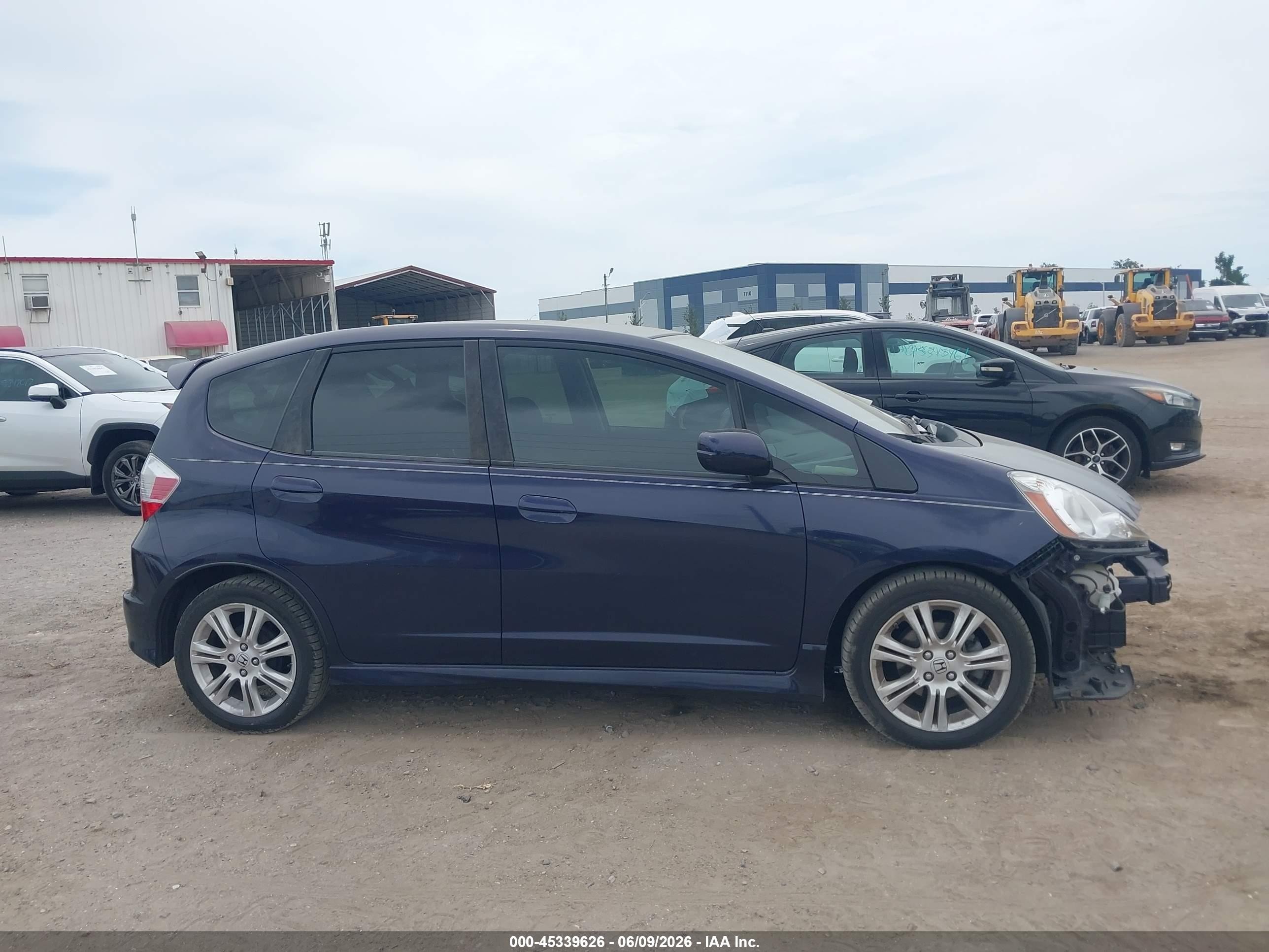 2009 Honda Fit Sport Navy vin: JHMGE884X9S065721