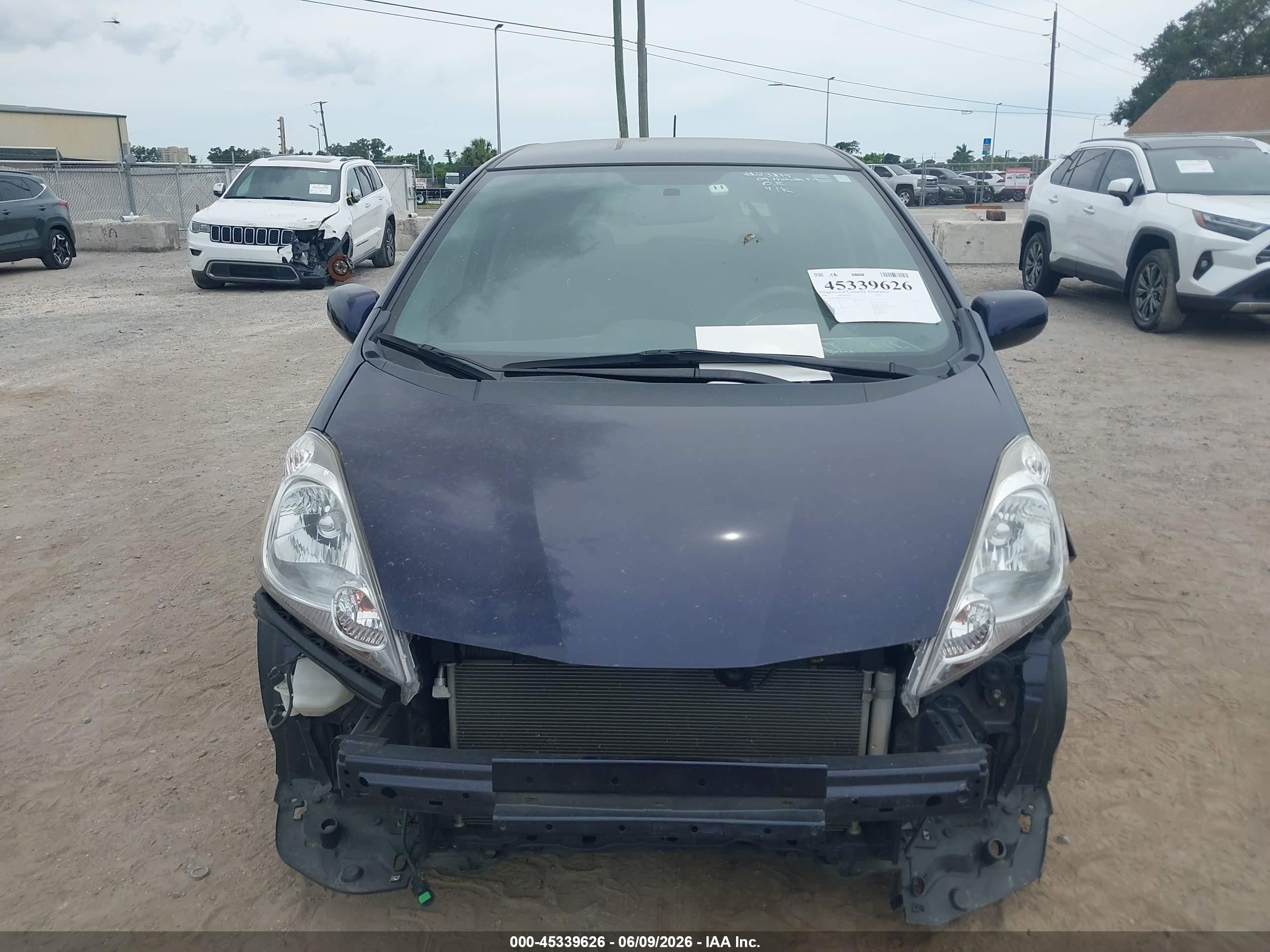 2009 Honda Fit Sport Navy vin: JHMGE884X9S065721