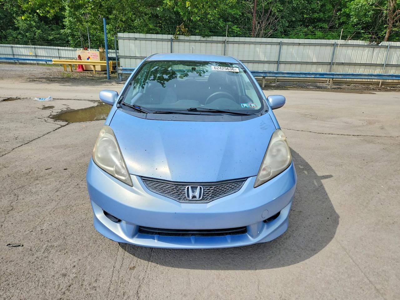 2009 Honda Fit Sport Синий vin: JHMGE884X9S066657