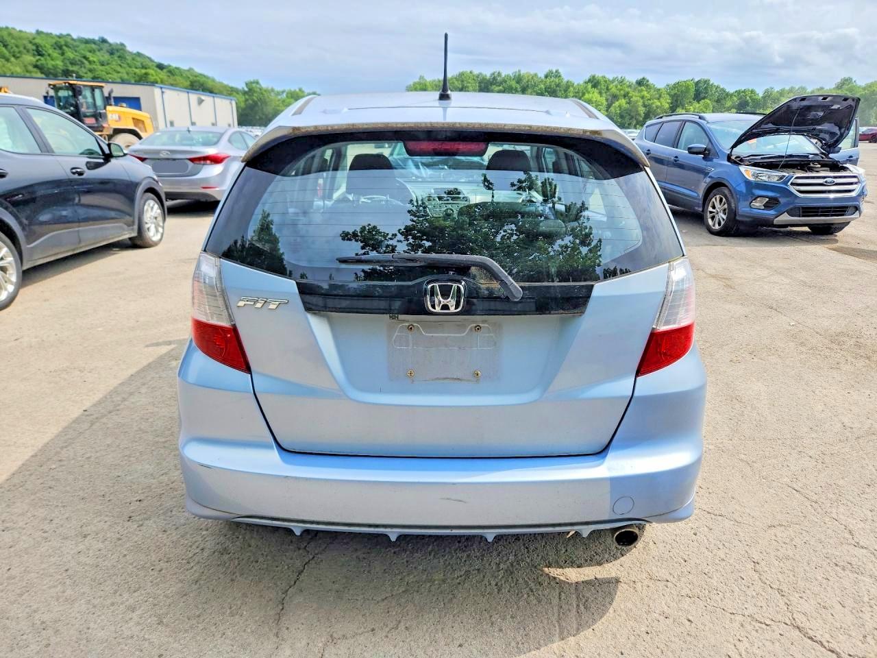 2009 Honda Fit Sport Синий vin: JHMGE884X9S066657