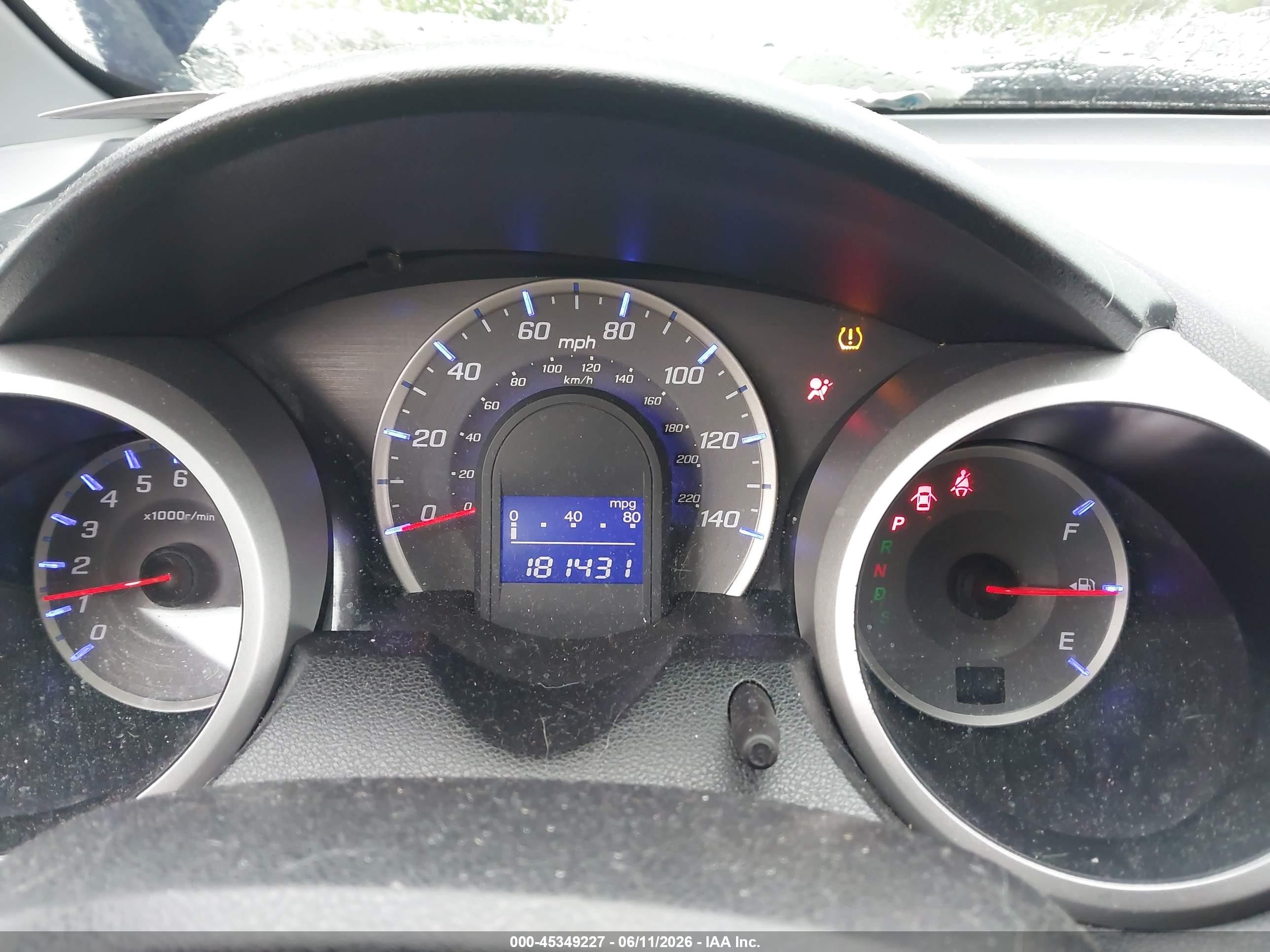2009 Honda Fit Sport Blue vin: JHMGE88609S008204
