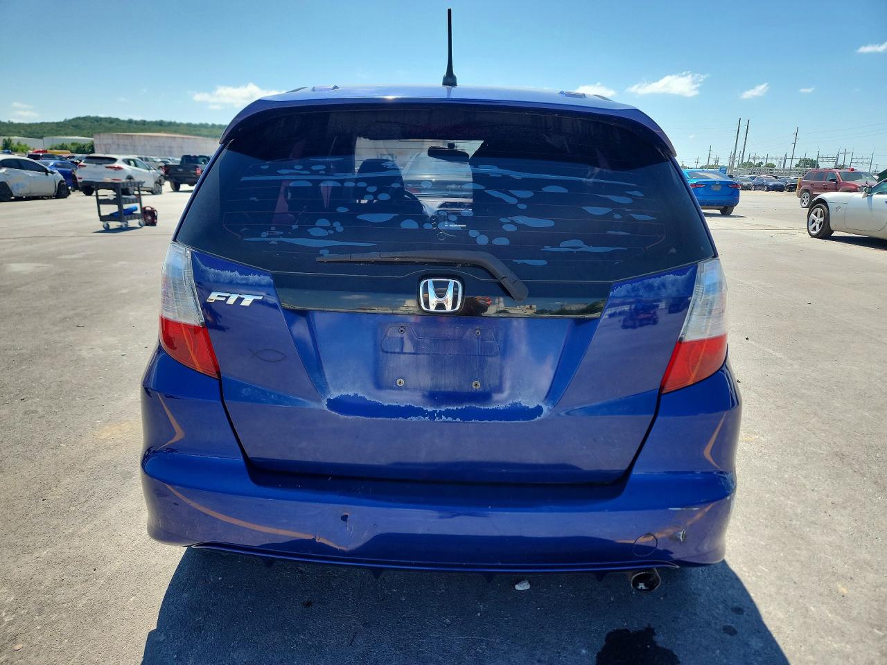 2009 Honda Fit Sport Blue vin: JHMGE88619S014626