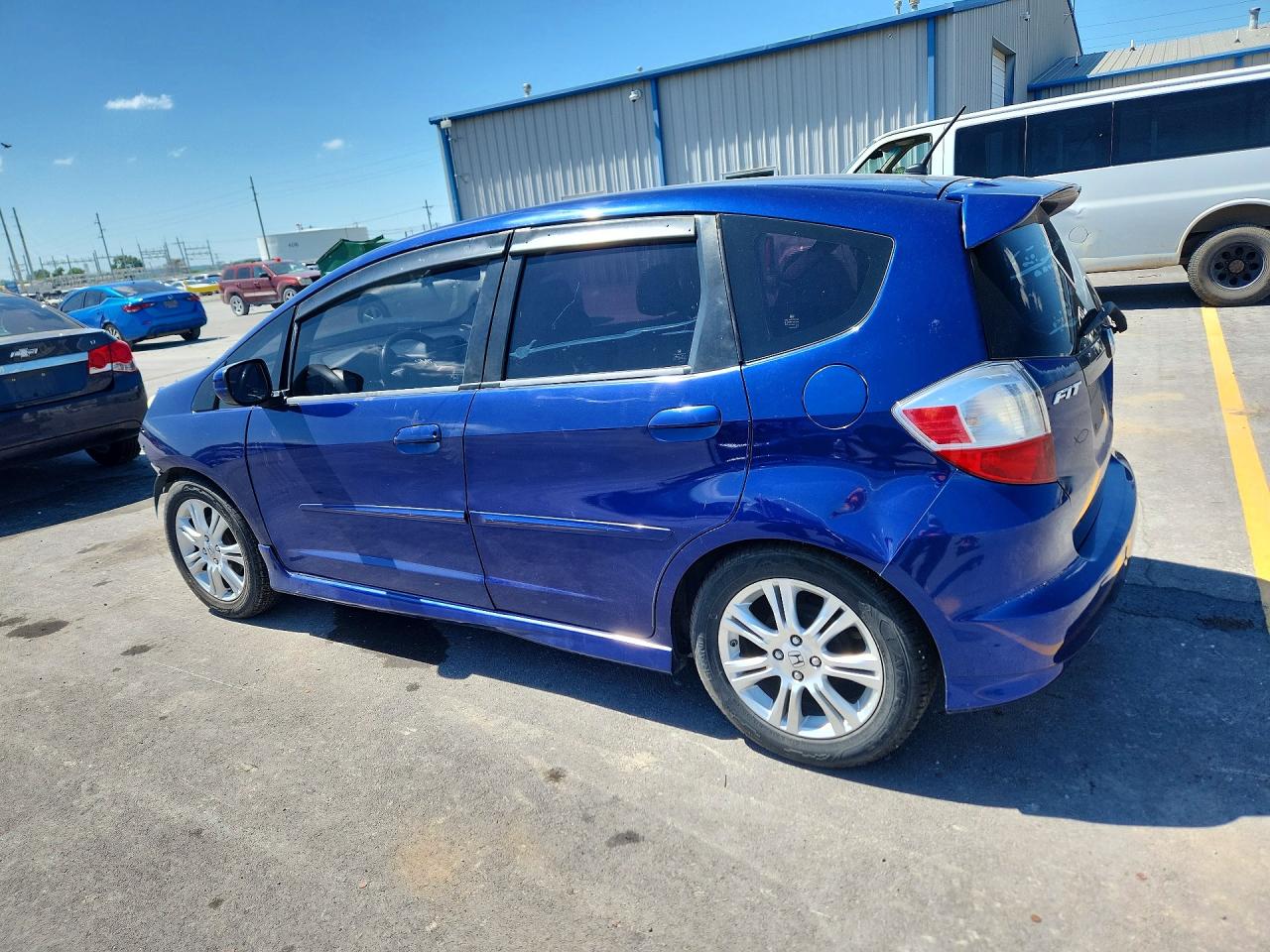 2009 Honda Fit Sport Blue vin: JHMGE88619S014626