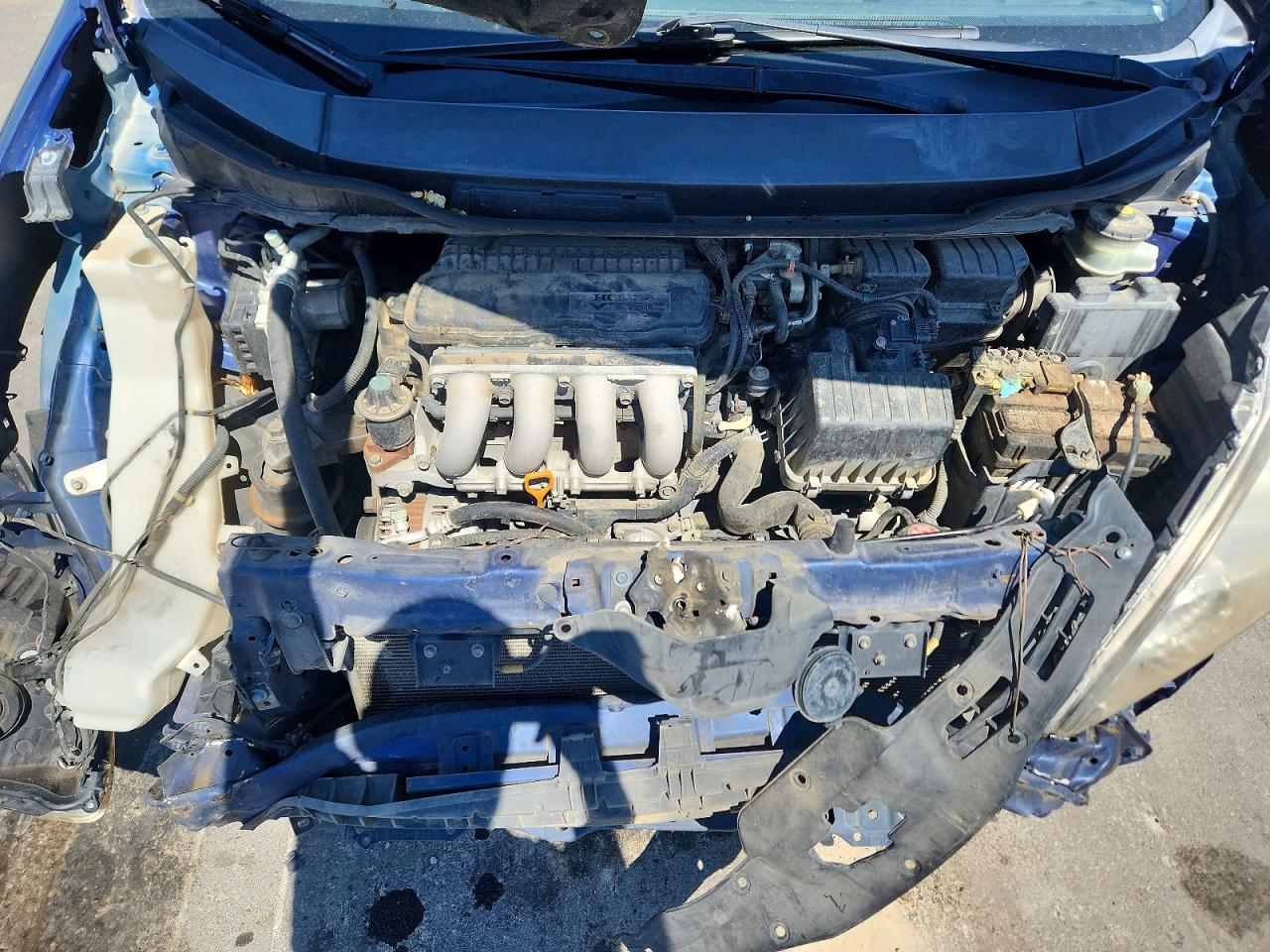 2009 Honda Fit Sport Blue vin: JHMGE88619S014626