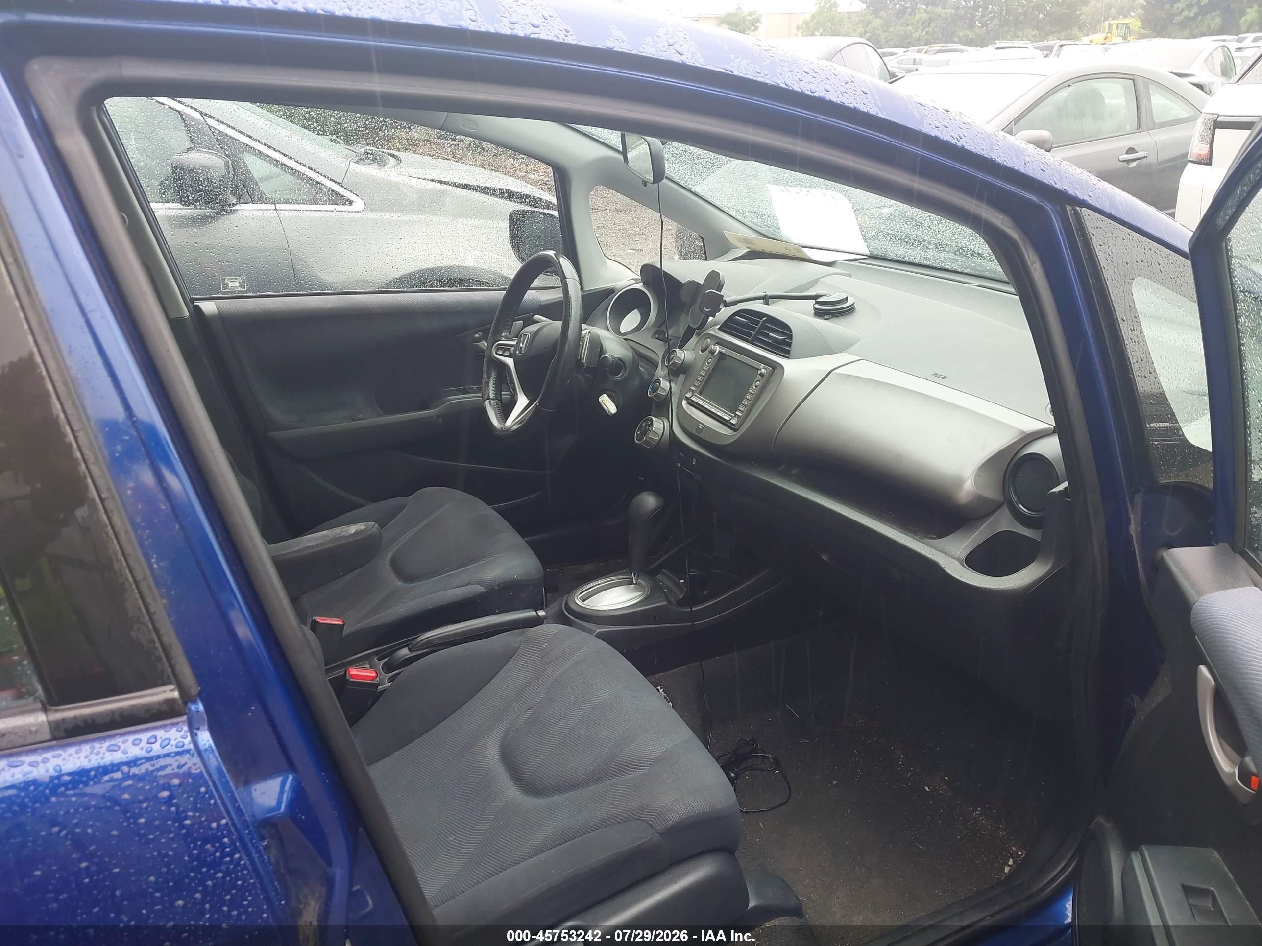 2009 Honda Fit Sport Blue vin: JHMGE88619S056424