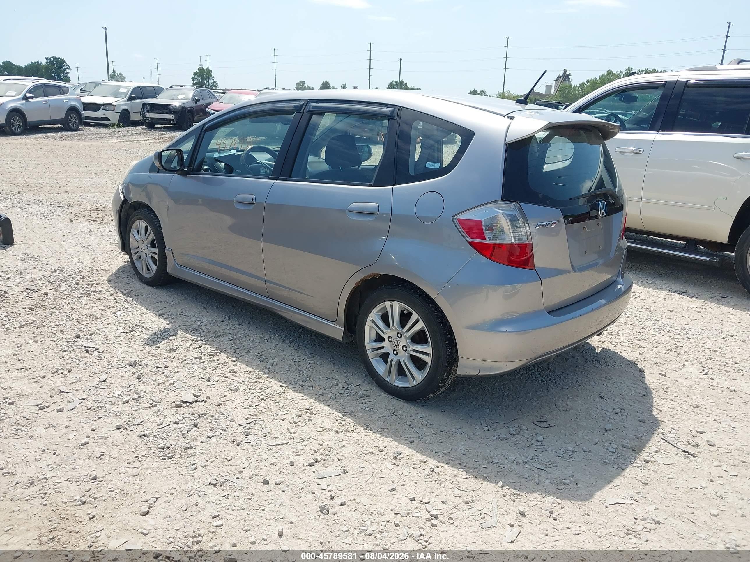 2009 Honda Fit Sport Gray vin: JHMGE88619S059209