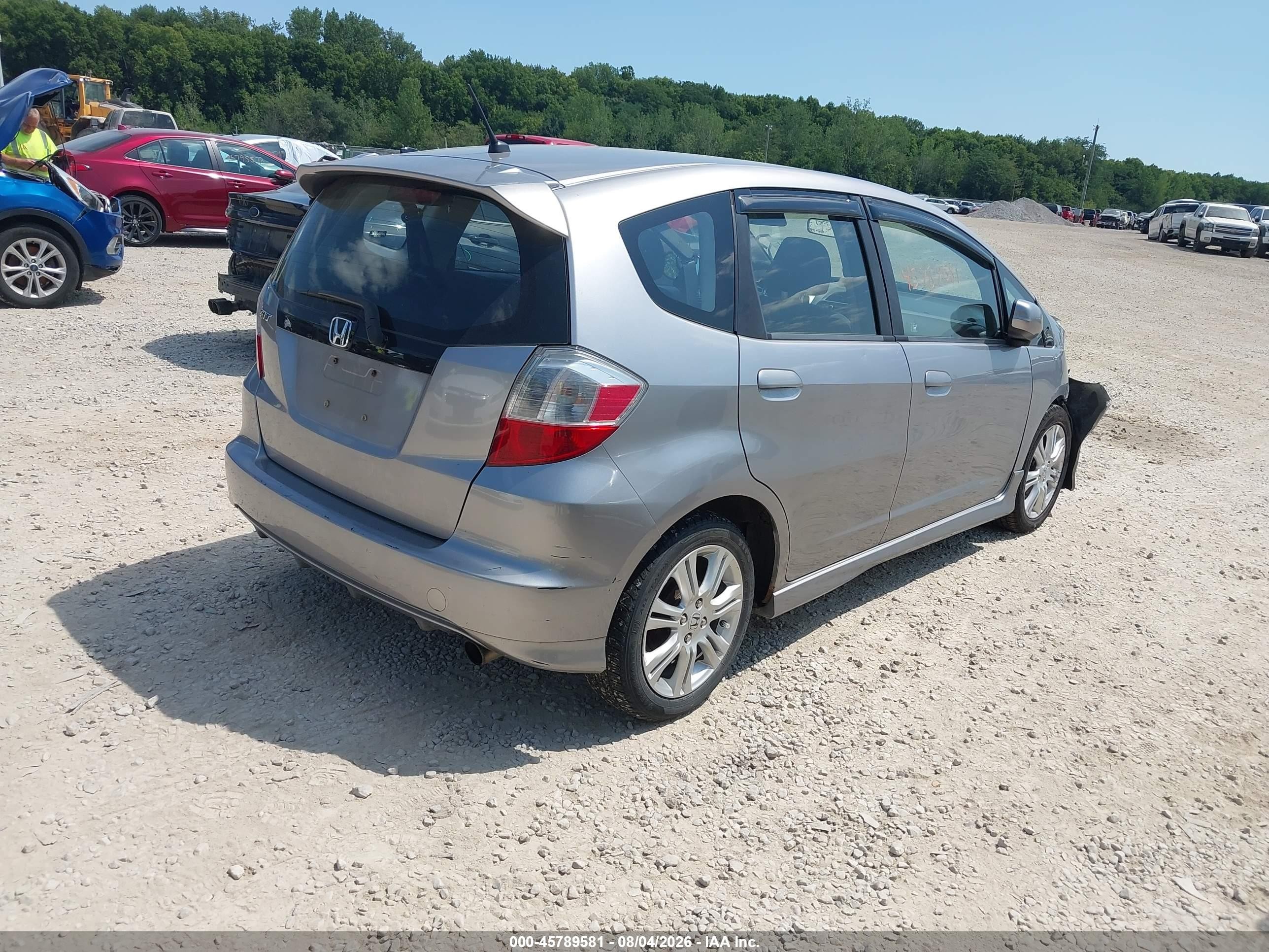 2009 Honda Fit Sport Gray vin: JHMGE88619S059209