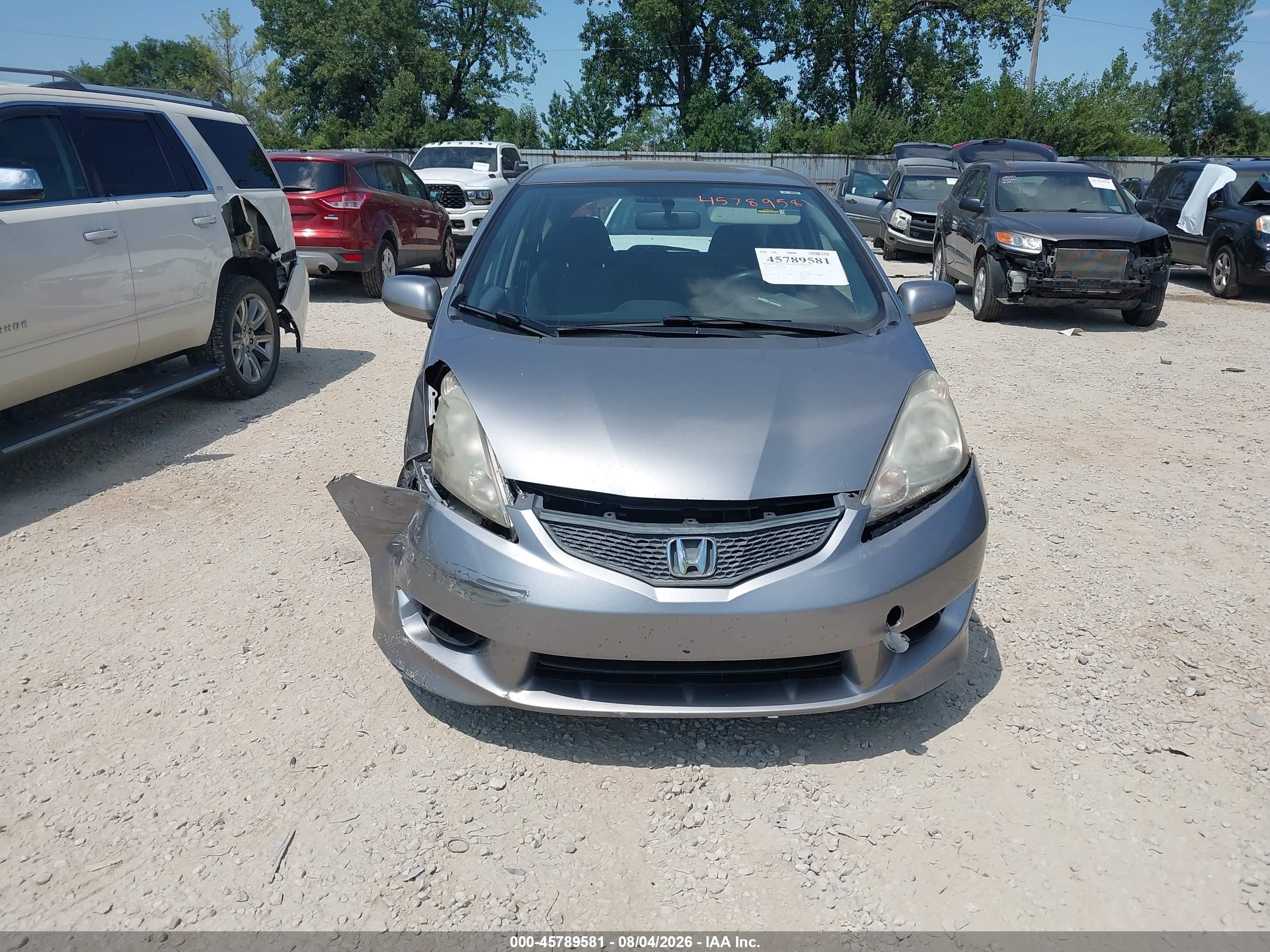 2009 Honda Fit Sport Gray vin: JHMGE88619S059209