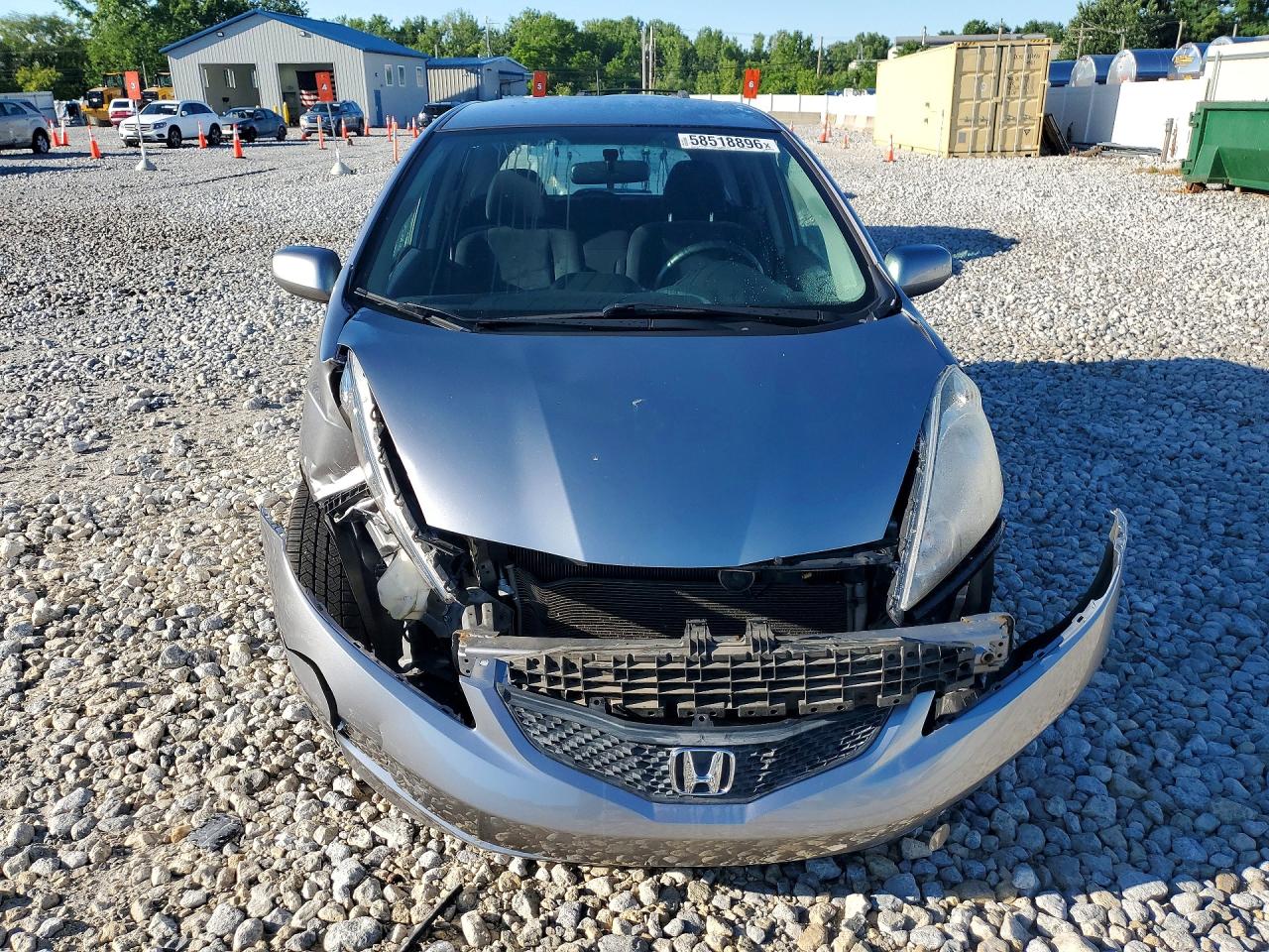 2009 Honda Fit Sport Silver vin: JHMGE88629S013890