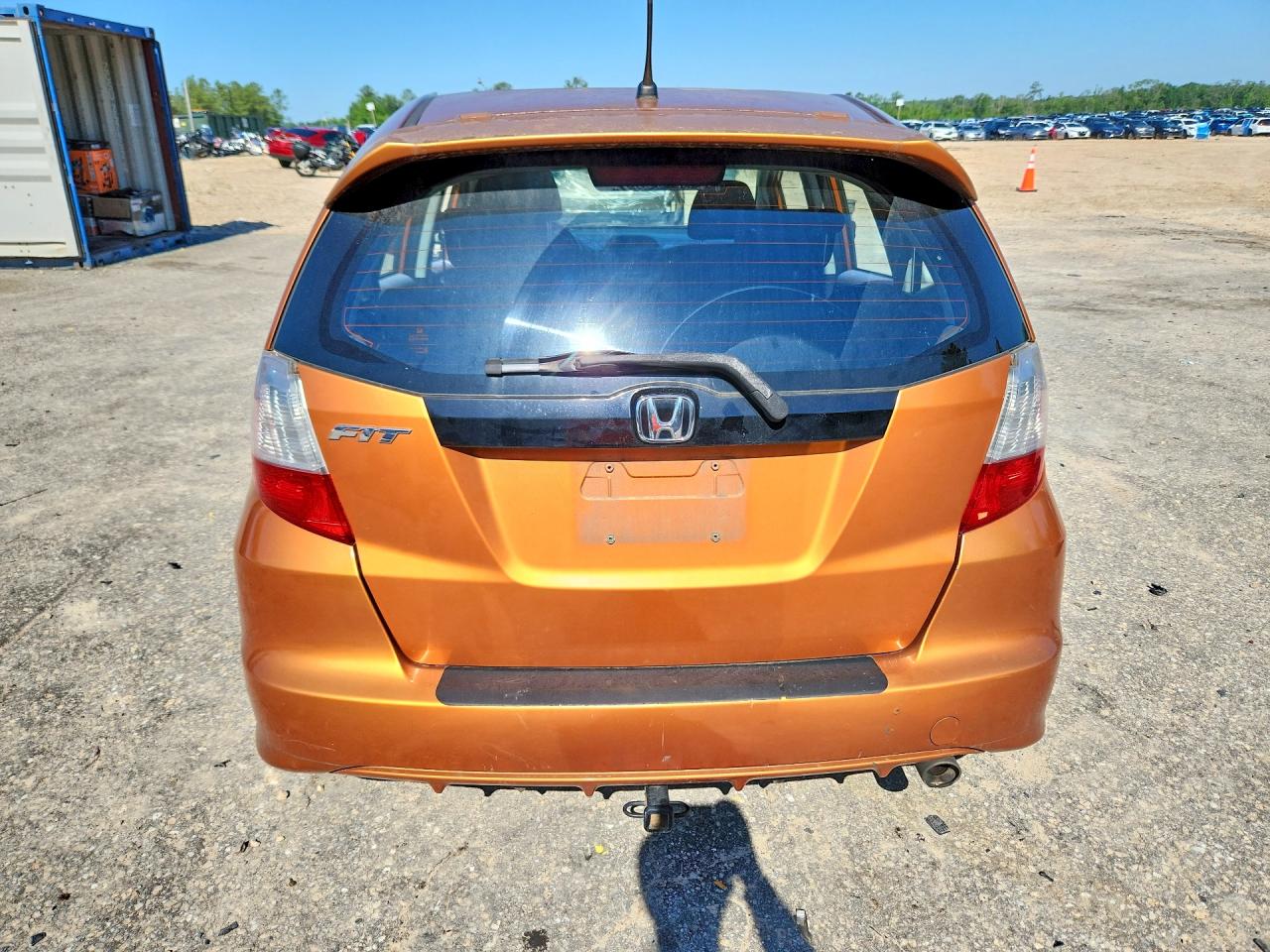 2009 Honda Fit Sport Оранжевый vin: JHMGE88639S046901